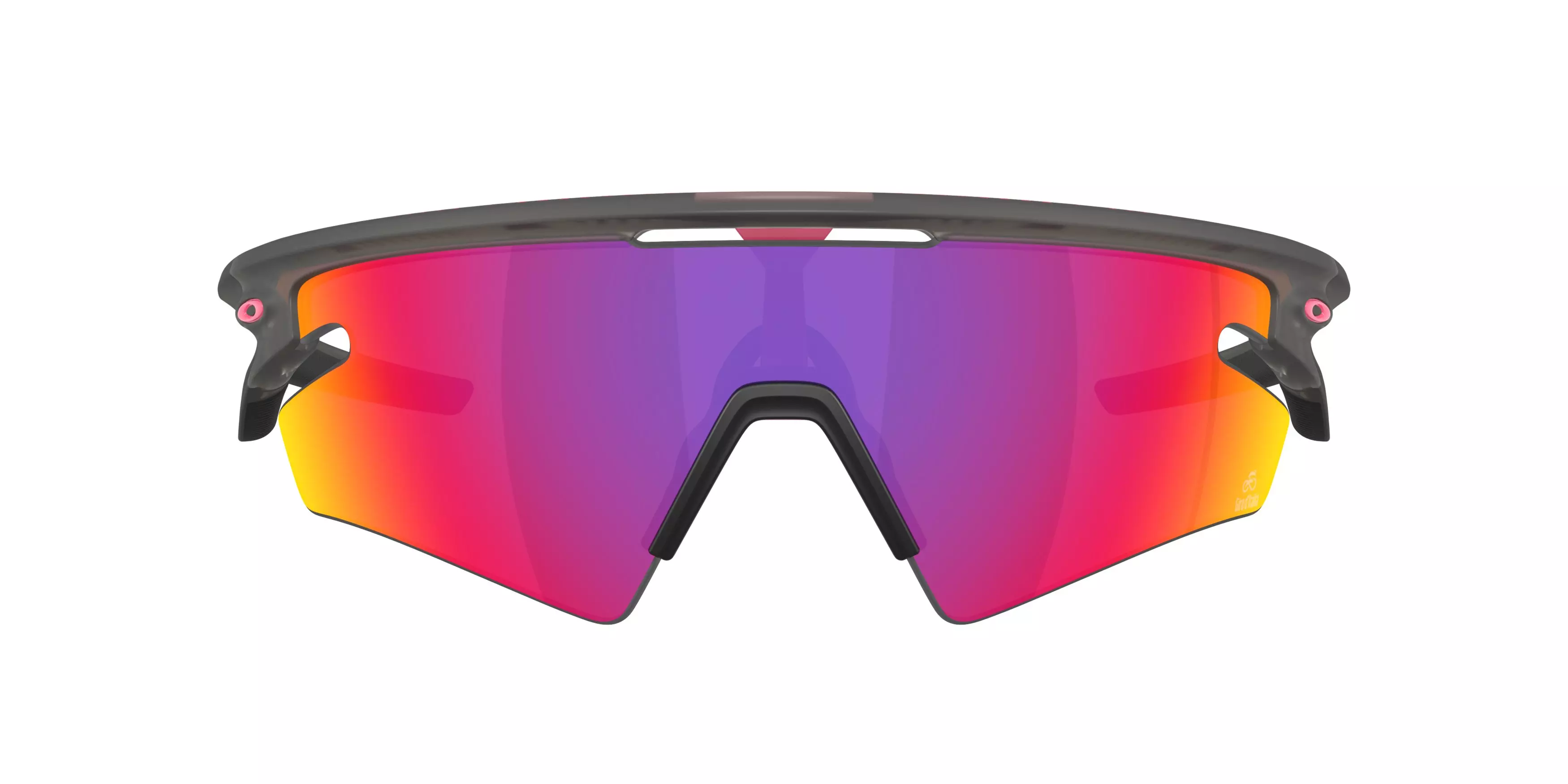 Oakley Sphaera Slash Prizm Road Sunglasses - Grey Smoke - GREY/RED
