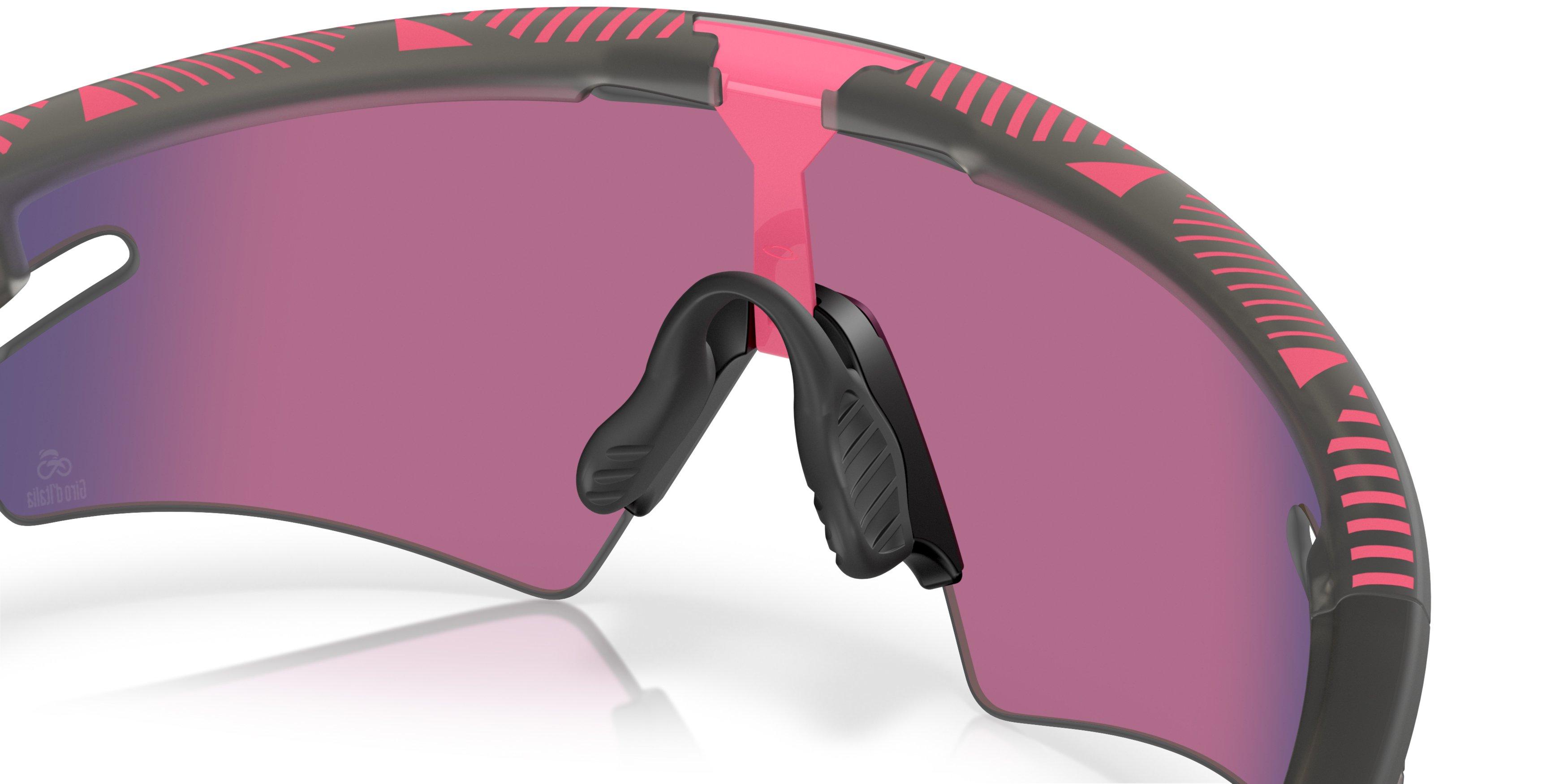 Oakley Sphaera Slash Prizm Road Sunglasses - Grey Smoke - GREY/RED Thumbnail View 6