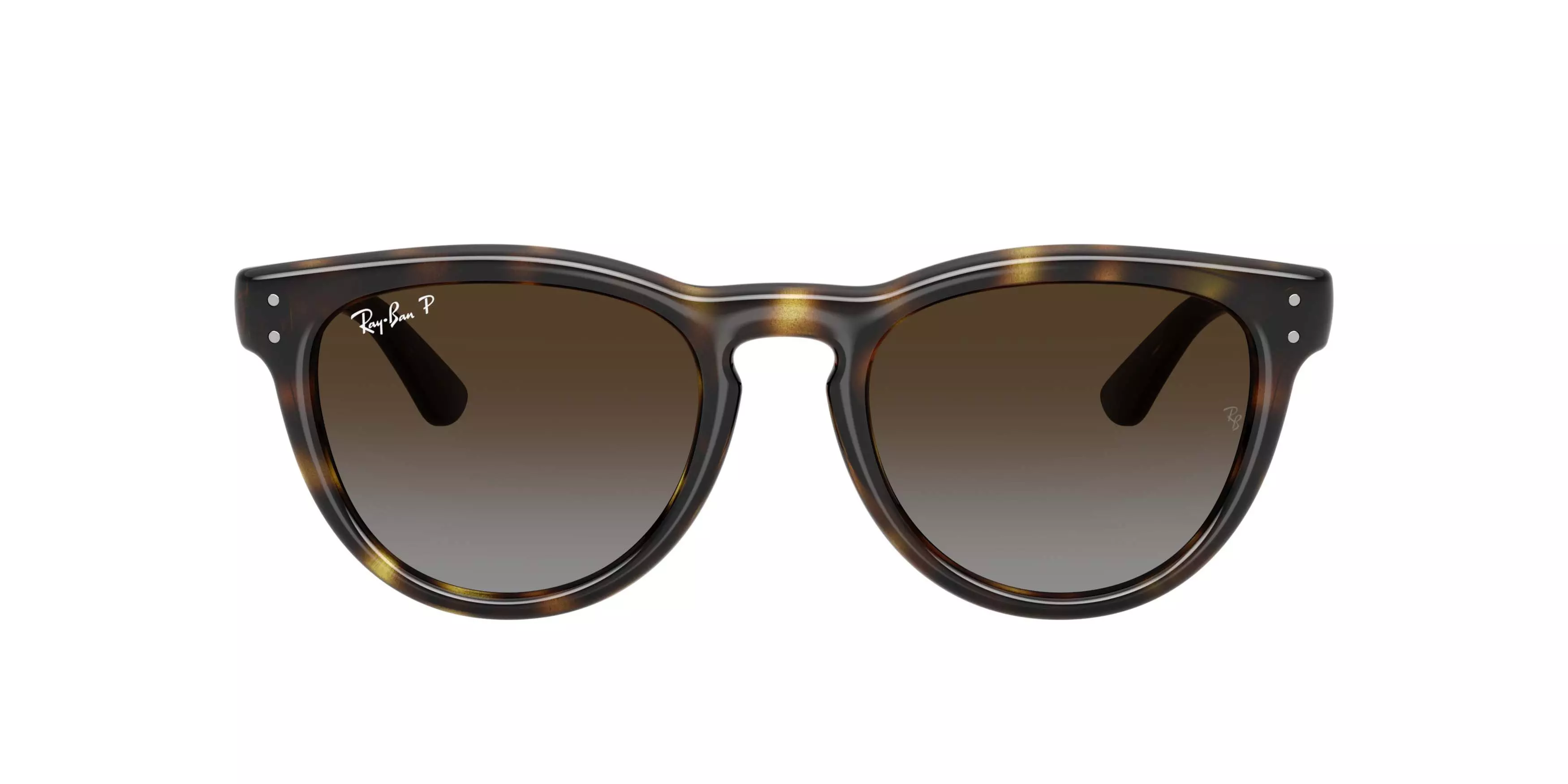 Ray-Ban RB2237 Light Grey Gradient Brown Polarized Sunglasses - Havana - BROWN/GREY