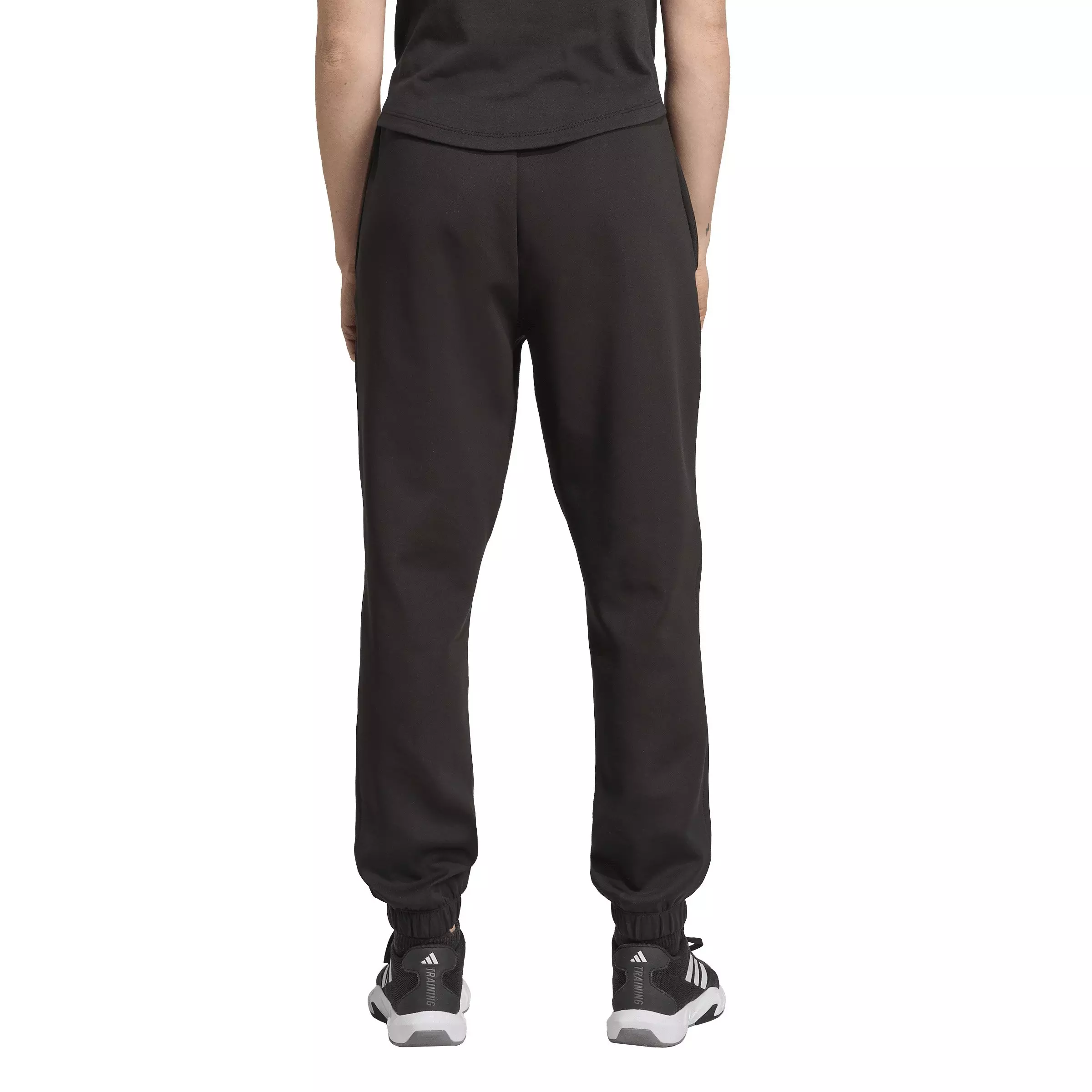 adidas Women's Yoga Essentials Pant With Cuffs - Black - BLACK