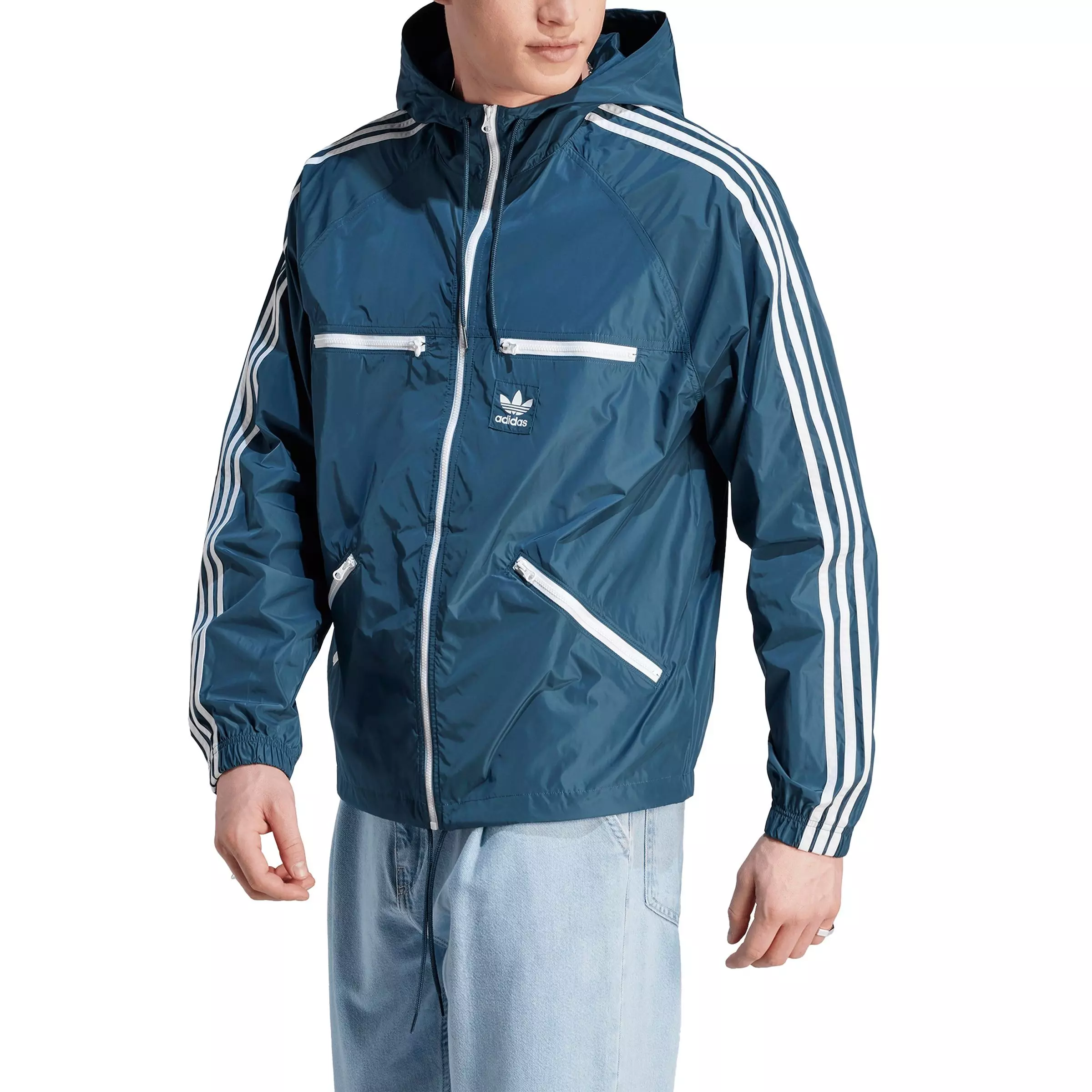 adidas Originals Men's Adicolor Classics Windbreaker -Turqouise - TURQUOISE