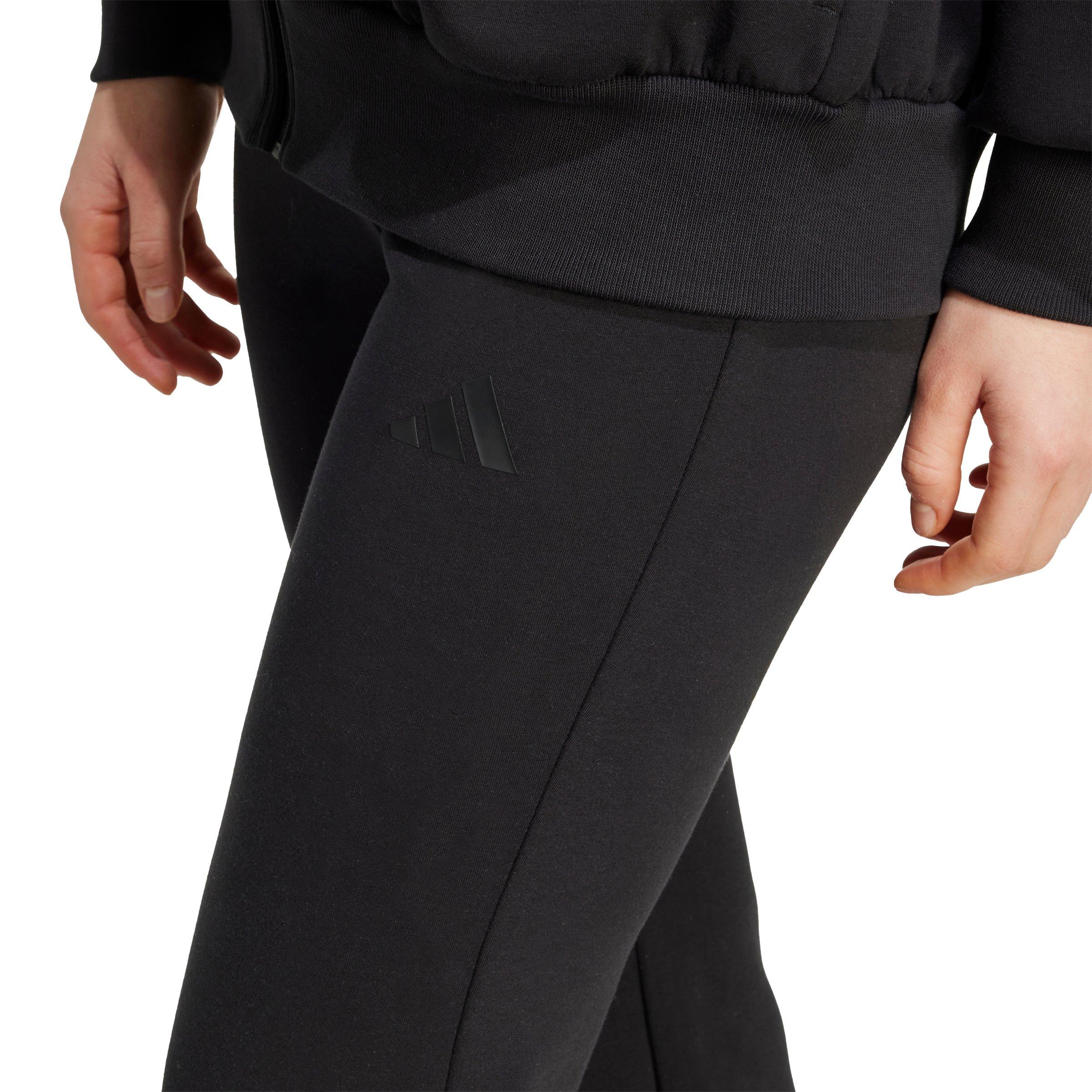 adidas Women's Soft Lux Flared Pants - Black - BLACK Thumbnail View 3