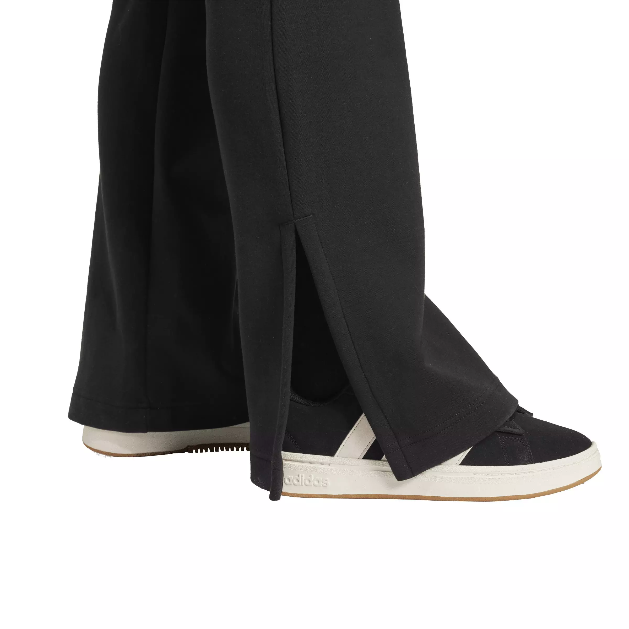 adidas Women's Soft Lux Flared Pants - Black - BLACK