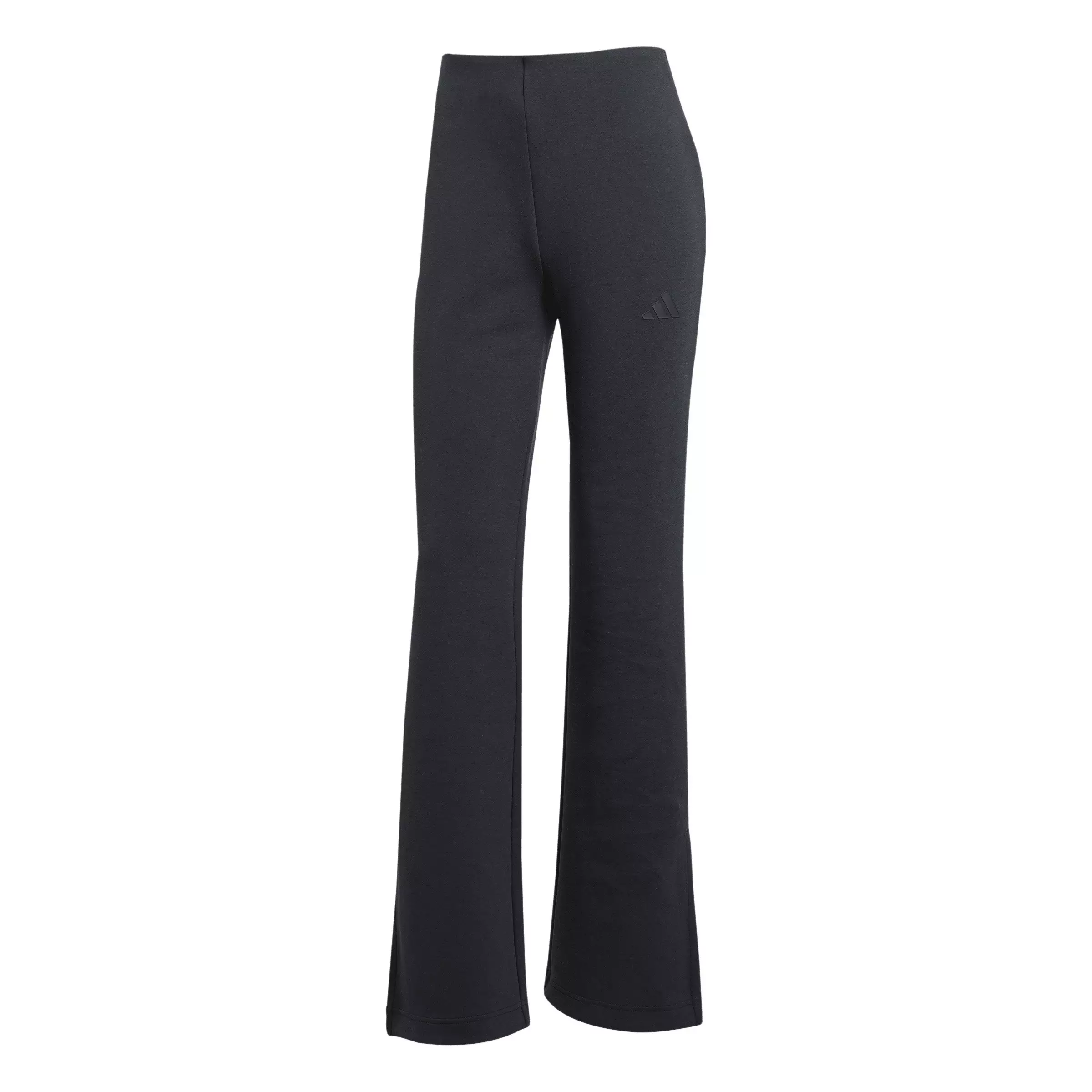 adidas Women's Soft Lux Flared Pants - Black - BLACK