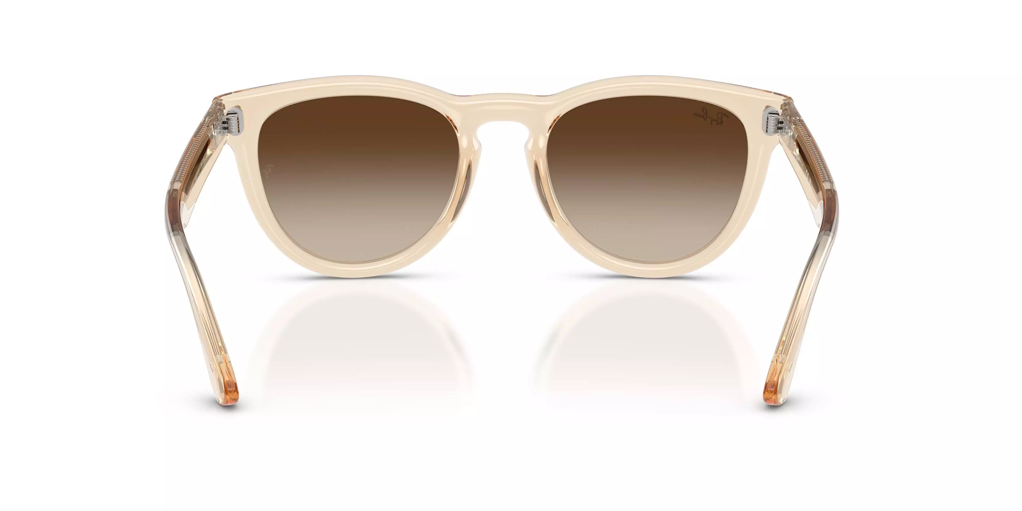 Ray-Ban RB2237 Light Brown Gradient Dark Brown Sunglasses - Transparent Nude - TAN/BROWN