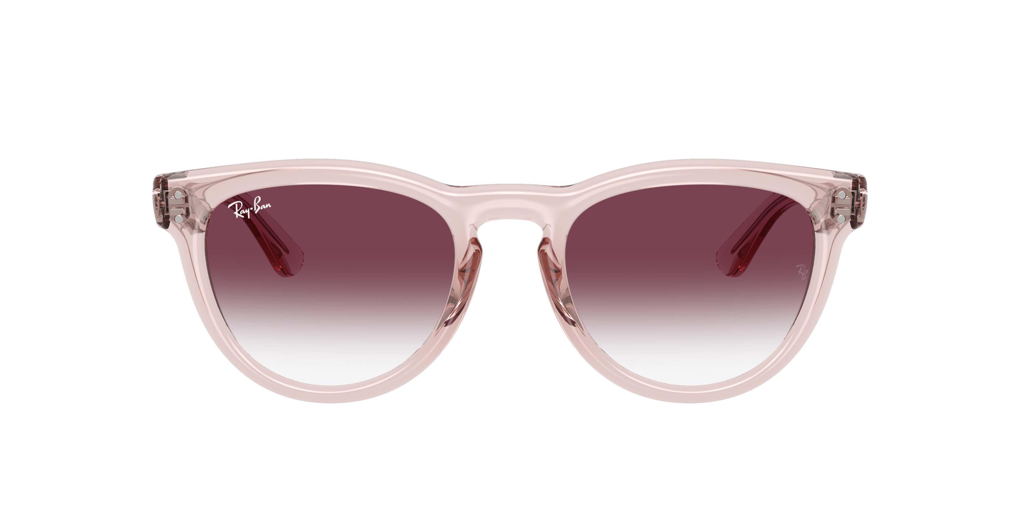 Ray-Ban RB2237 Clear Gradient Dark Violet Sunglasses - Transparent Pink - PINK/PURPLE