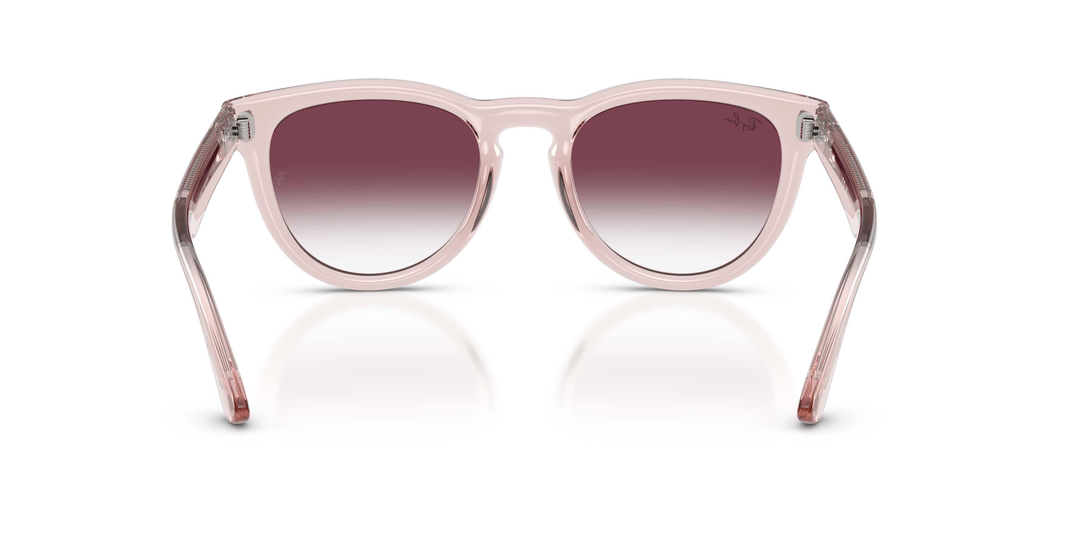 Ray-Ban RB2237 Clear Gradient Dark Violet Sunglasses - Transparent Pink - PINK/PURPLE