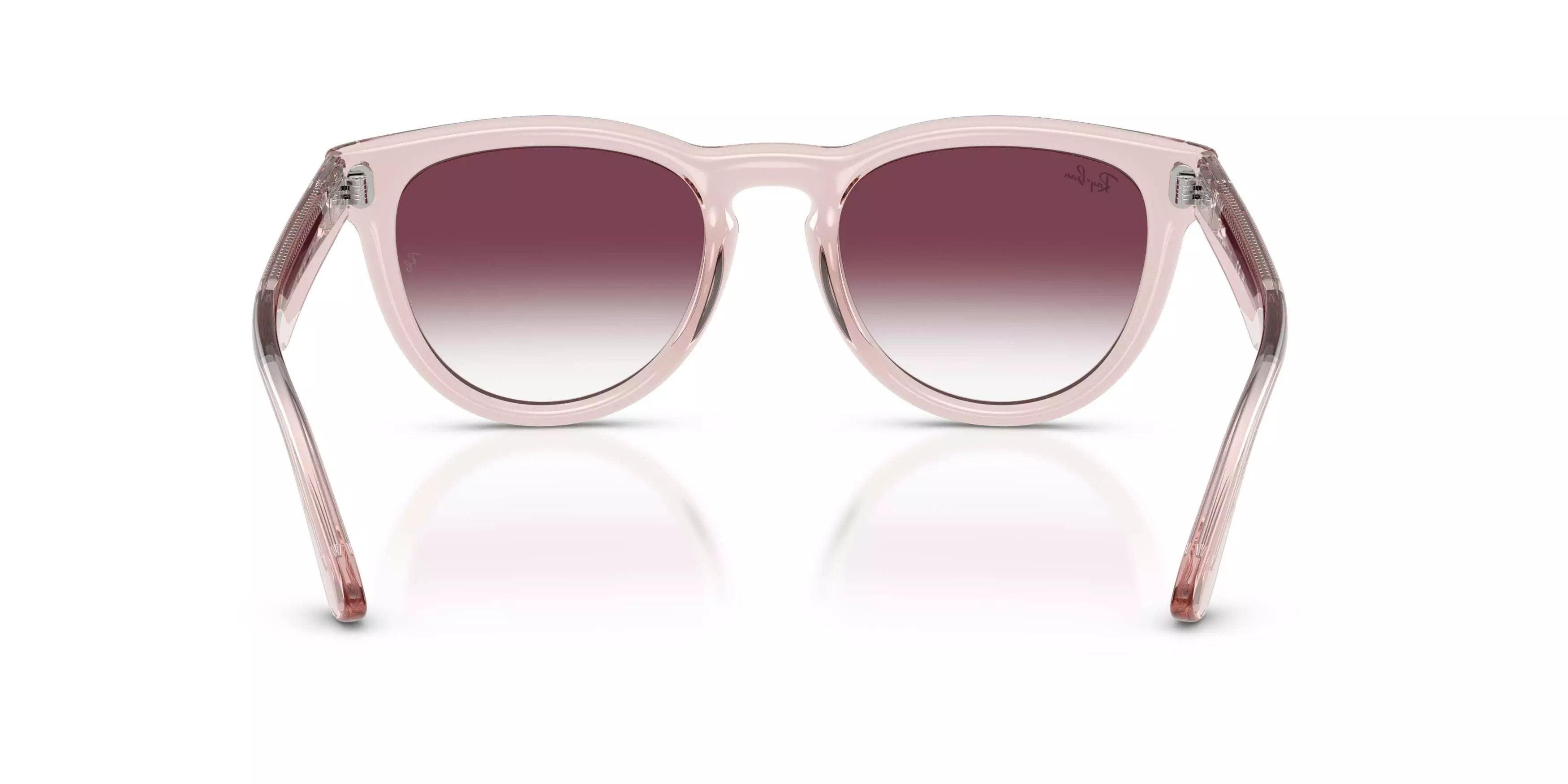 Ray-Ban RB2237 Clear Gradient Dark Violet Sunglasses - Transparent Pink - PINK/PURPLE