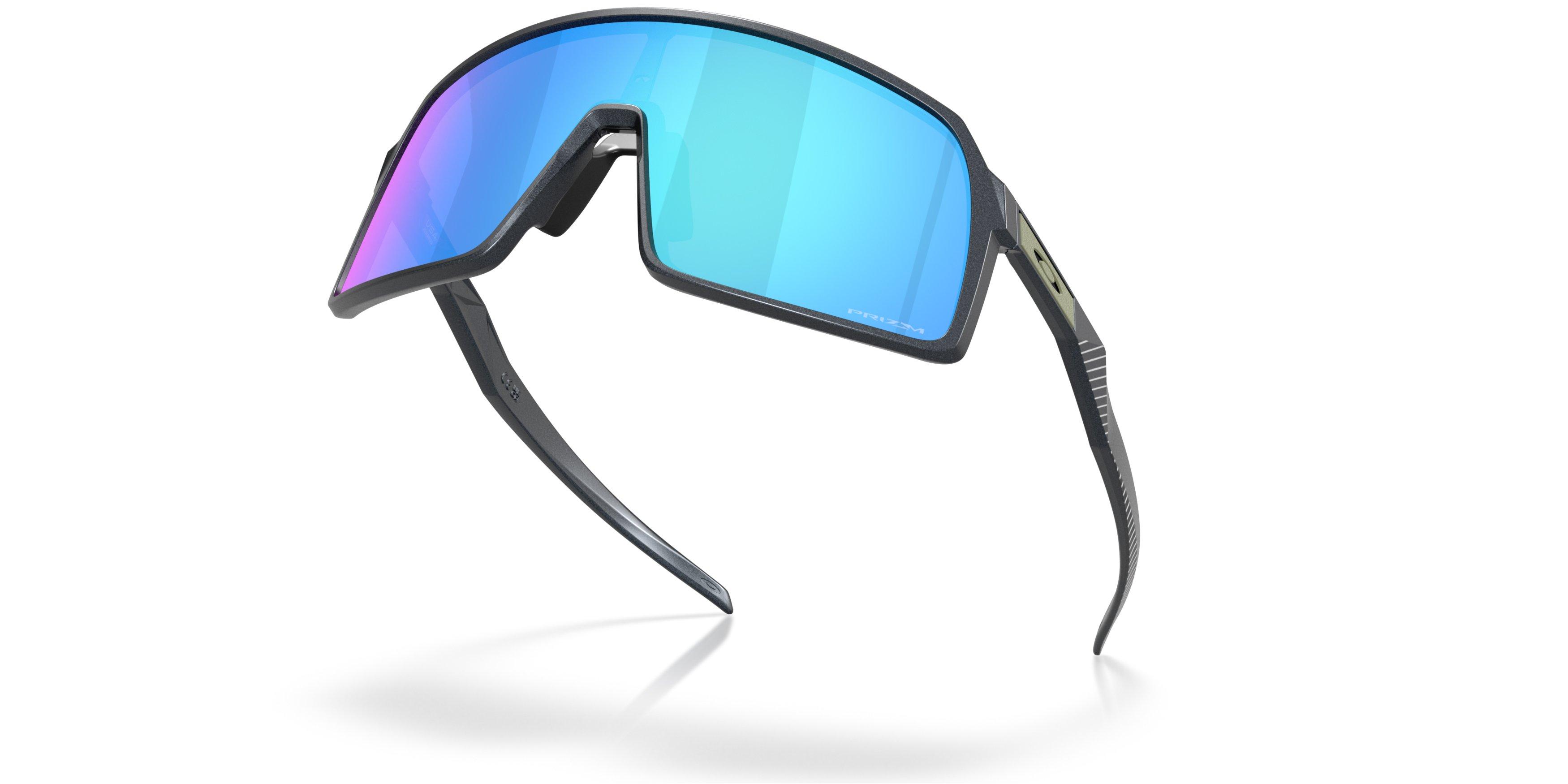 Oakley Sutro Prizm Sapphire Sunglasses - Blue Steel - BLUE Thumbnail View 4