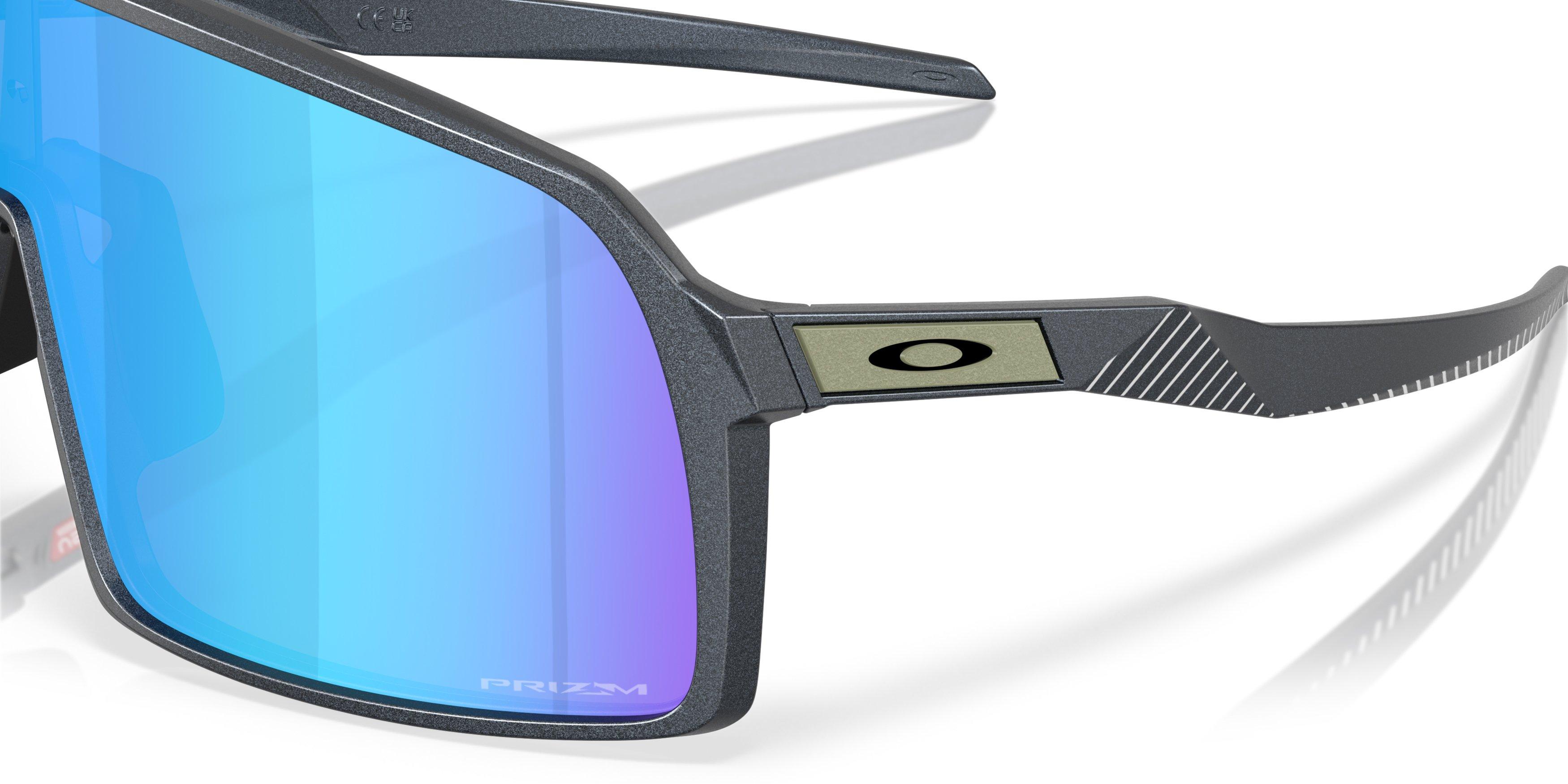 Oakley Sutro Prizm Sapphire Sunglasses - Blue Steel - BLUE Thumbnail View 5