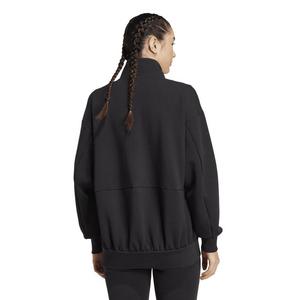 adidas Women's Soft Lux Loose Full-Zip Jacket - Black
