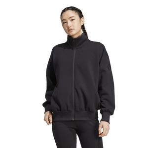 adidas Women's Soft Lux Loose Full-Zip Jacket - Black