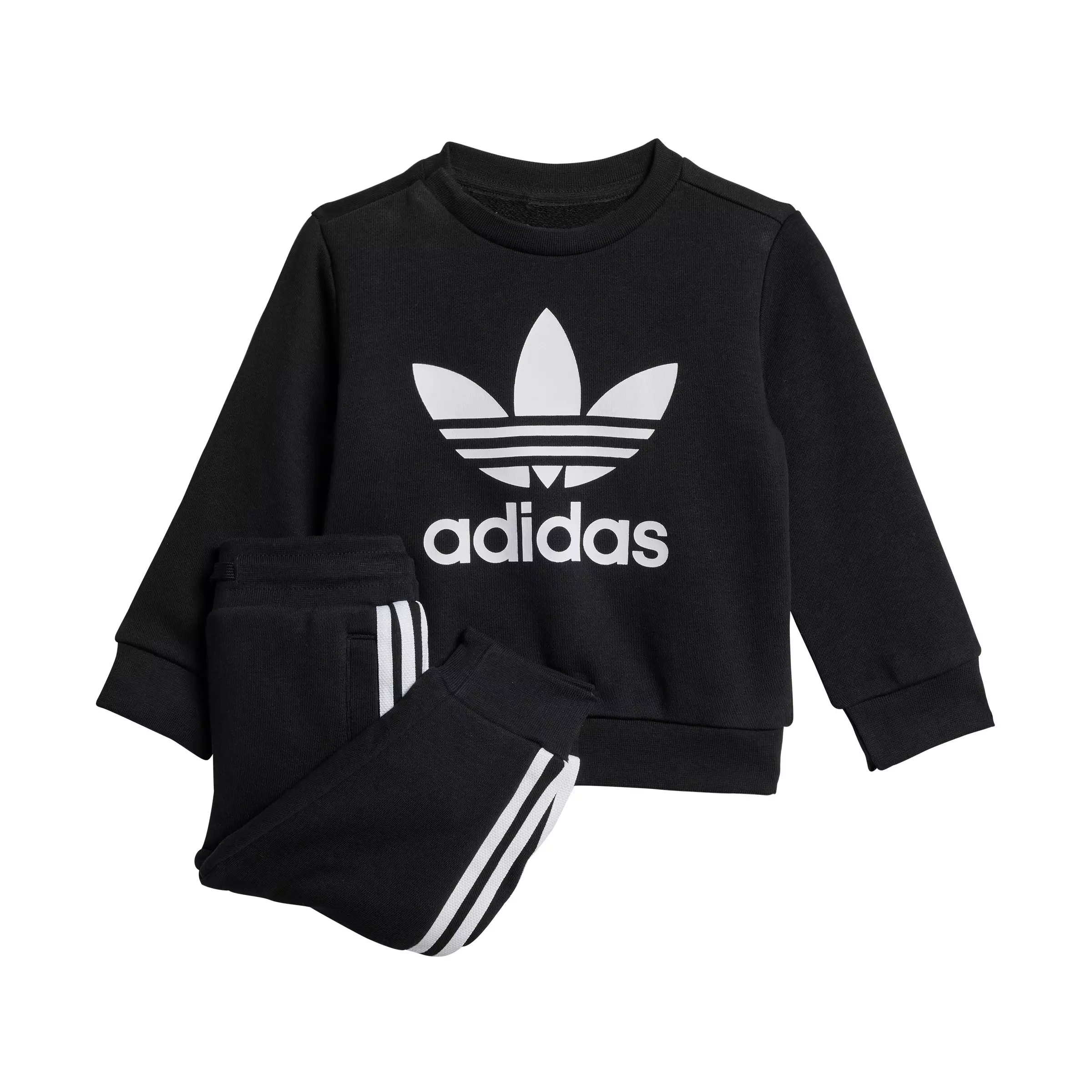 adidas Originals Toddler Kids' Crew Set - Black/White - BLACK/WHITE