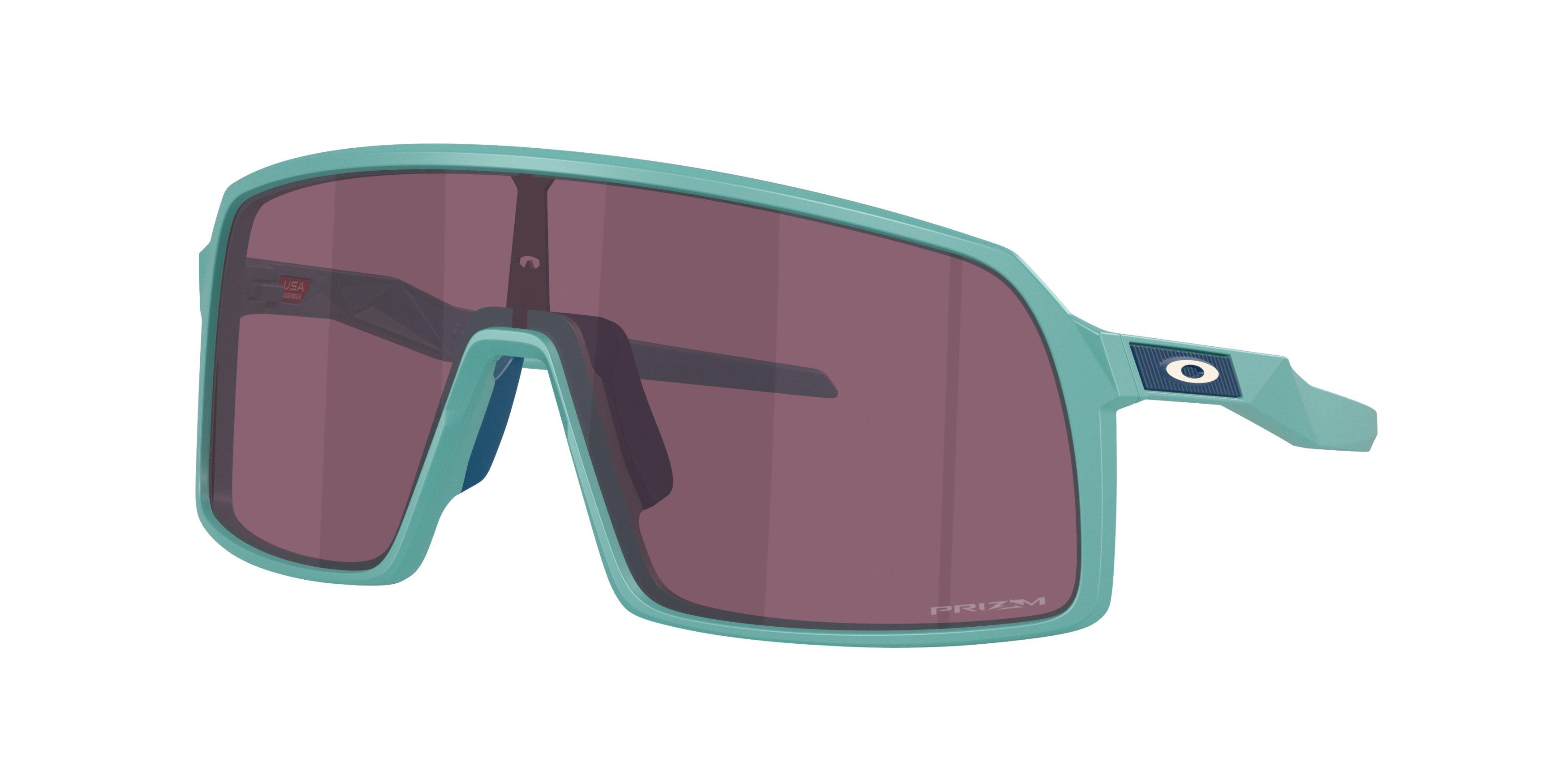 Oakley Sutro Prizm Road Black Sunglasses - Matte Pacific - BLUE Thumbnail View 1