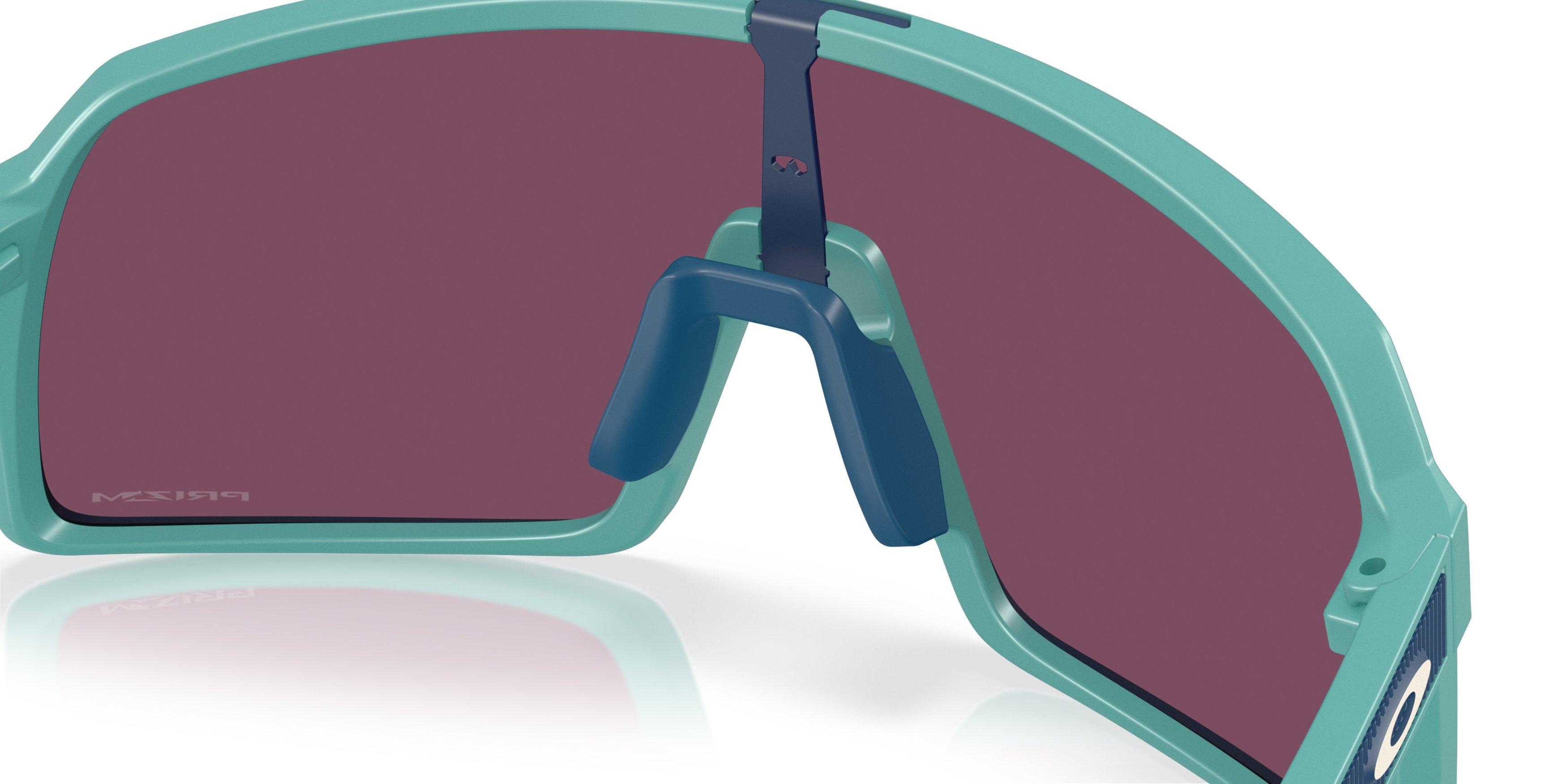 Oakley Sutro Prizm Road Black Sunglasses - Matte Pacific - BLUE Thumbnail View 6