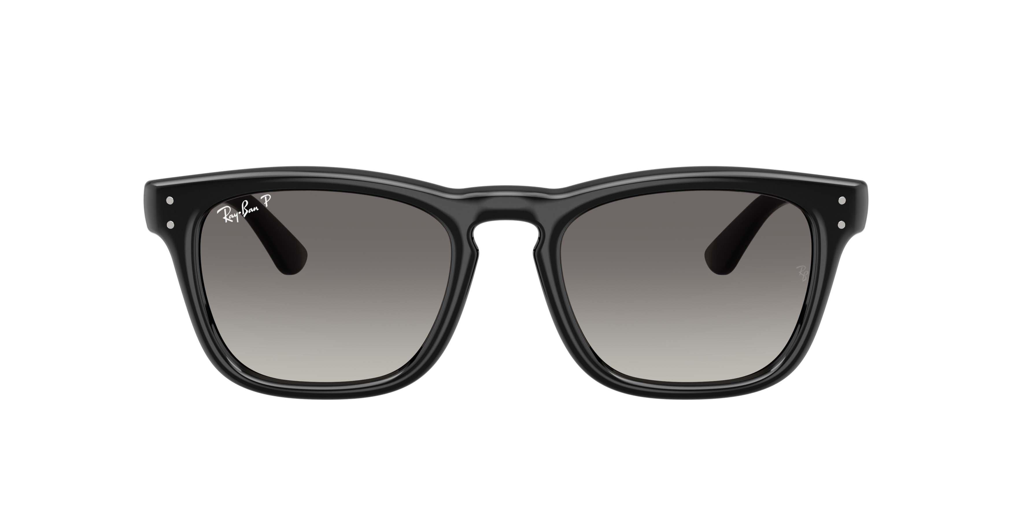 Ray-Ban RB2238 Light Grey Gradient Grey Polarized Sunglasses - Black - BLACK/GREY