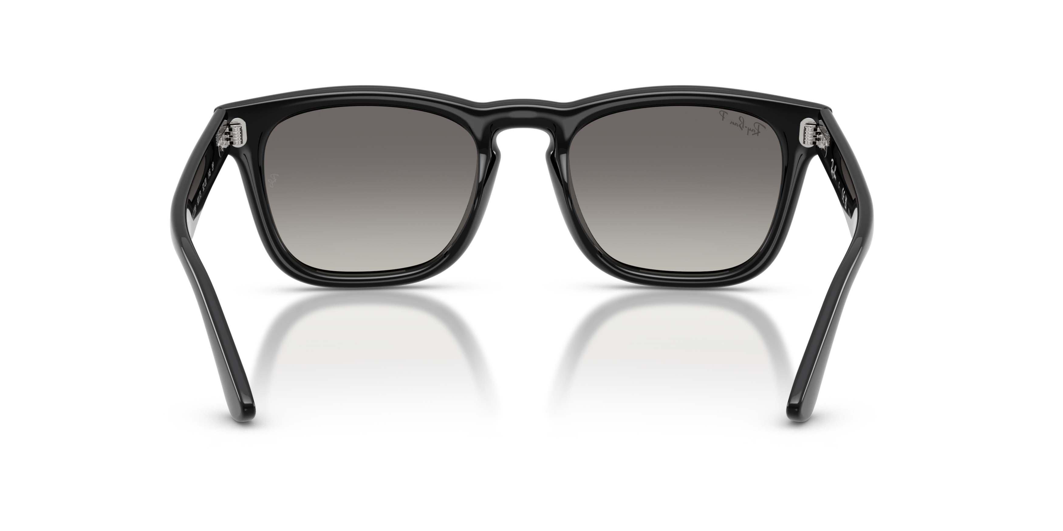 Ray-Ban RB2238 Light Grey Gradient Grey Polarized Sunglasses - Black - BLACK/GREY