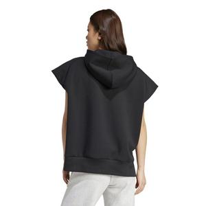 adidas Women's Soft Lux Loose Sleeveless Hoodie - Black