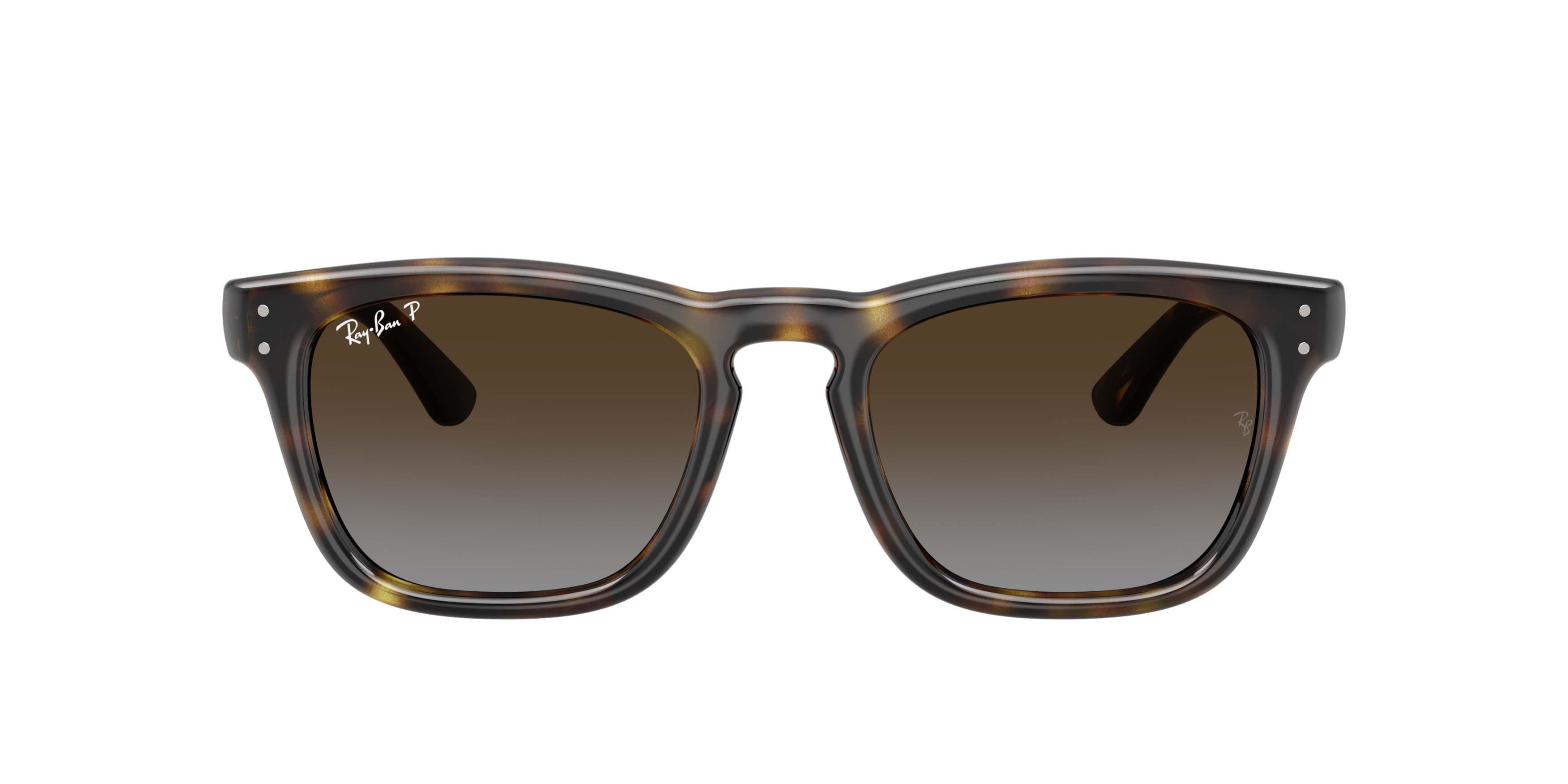 Ray-Ban RB2238 Light Grey Gradient Brown Polarized Sunglasses - Havana - BROWN/GREY