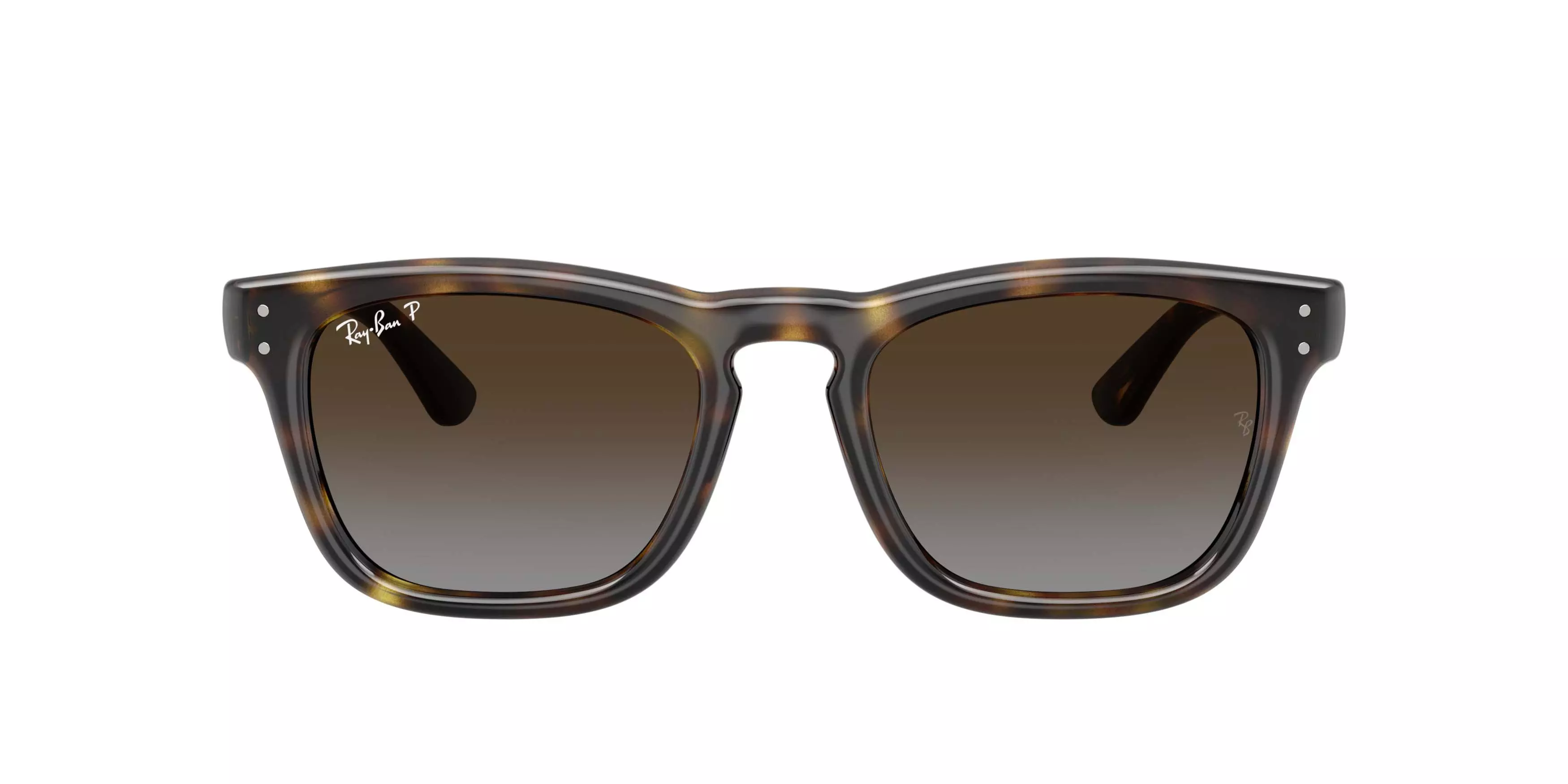Ray-Ban RB2238 Light Grey Gradient Brown Polarized Sunglasses - Havana - BROWN/GREY