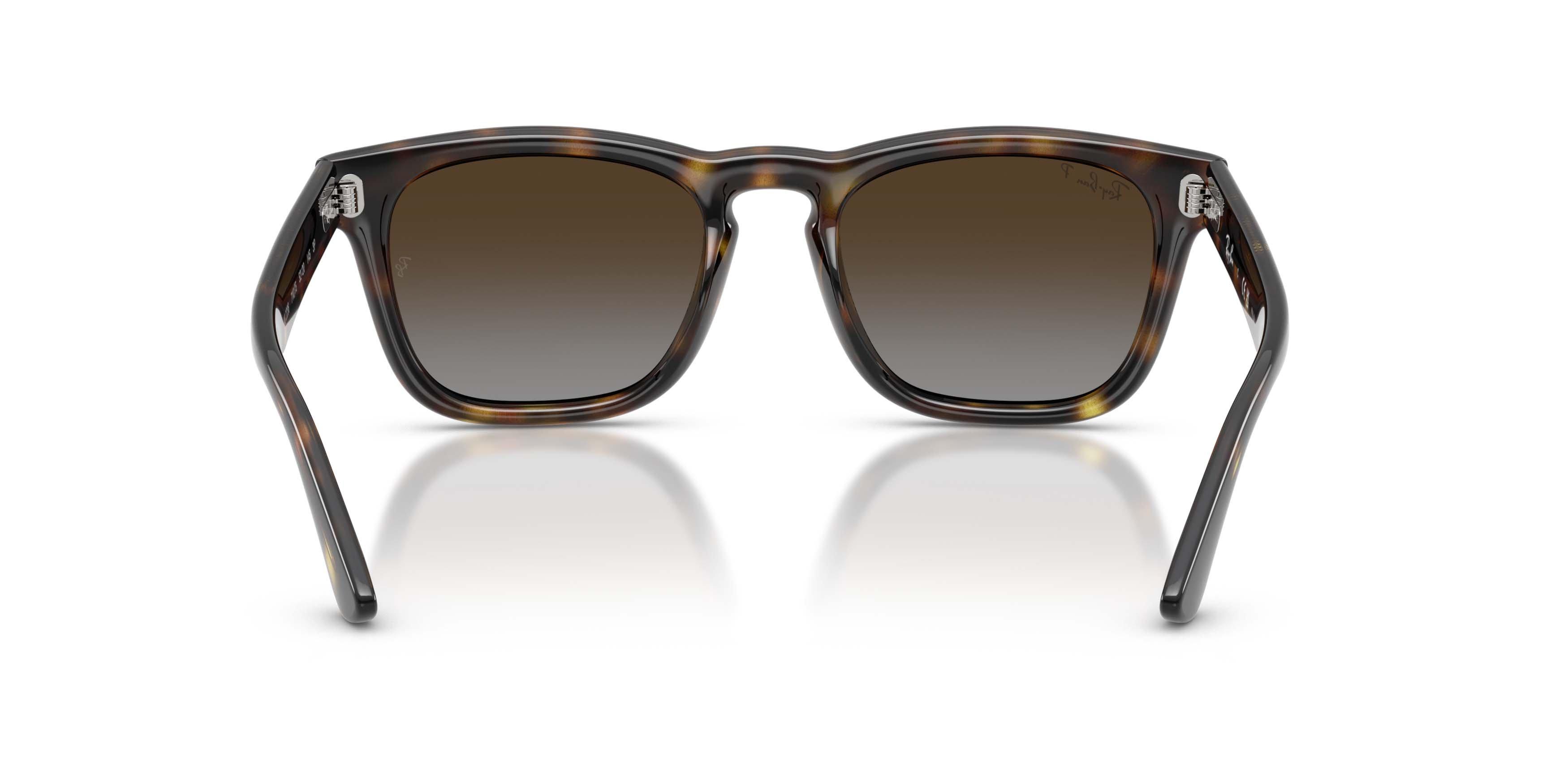 Ray-Ban RB2238 Light Grey Gradient Brown Polarized Sunglasses - Havana - BROWN/GREY