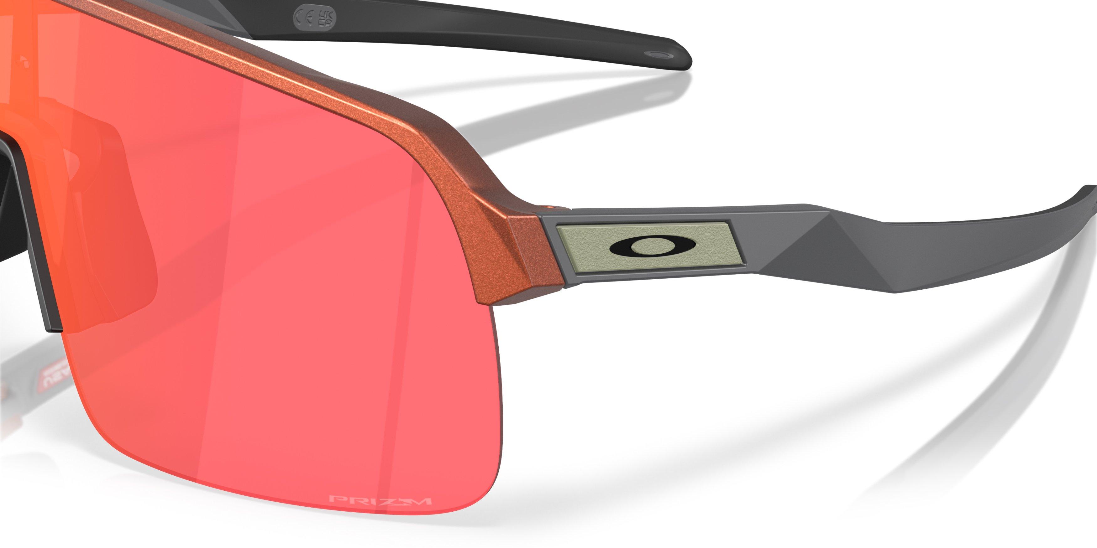 Oakley Sutro Lite Prizm Trail Sunglasses - Fire Orange - ORANGE/RED Thumbnail View 5