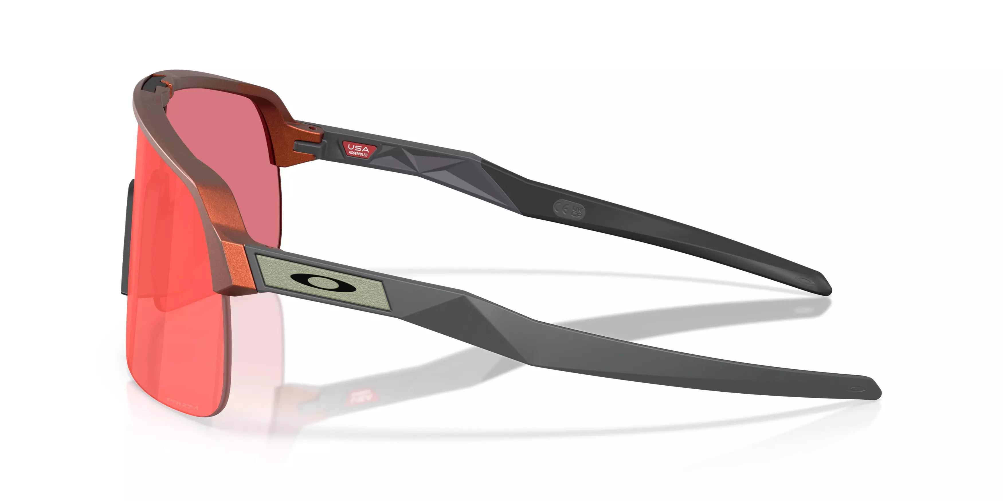 Oakley Sutro Lite Prizm Trail Sunglasses - Fire Orange - ORANGE/RED