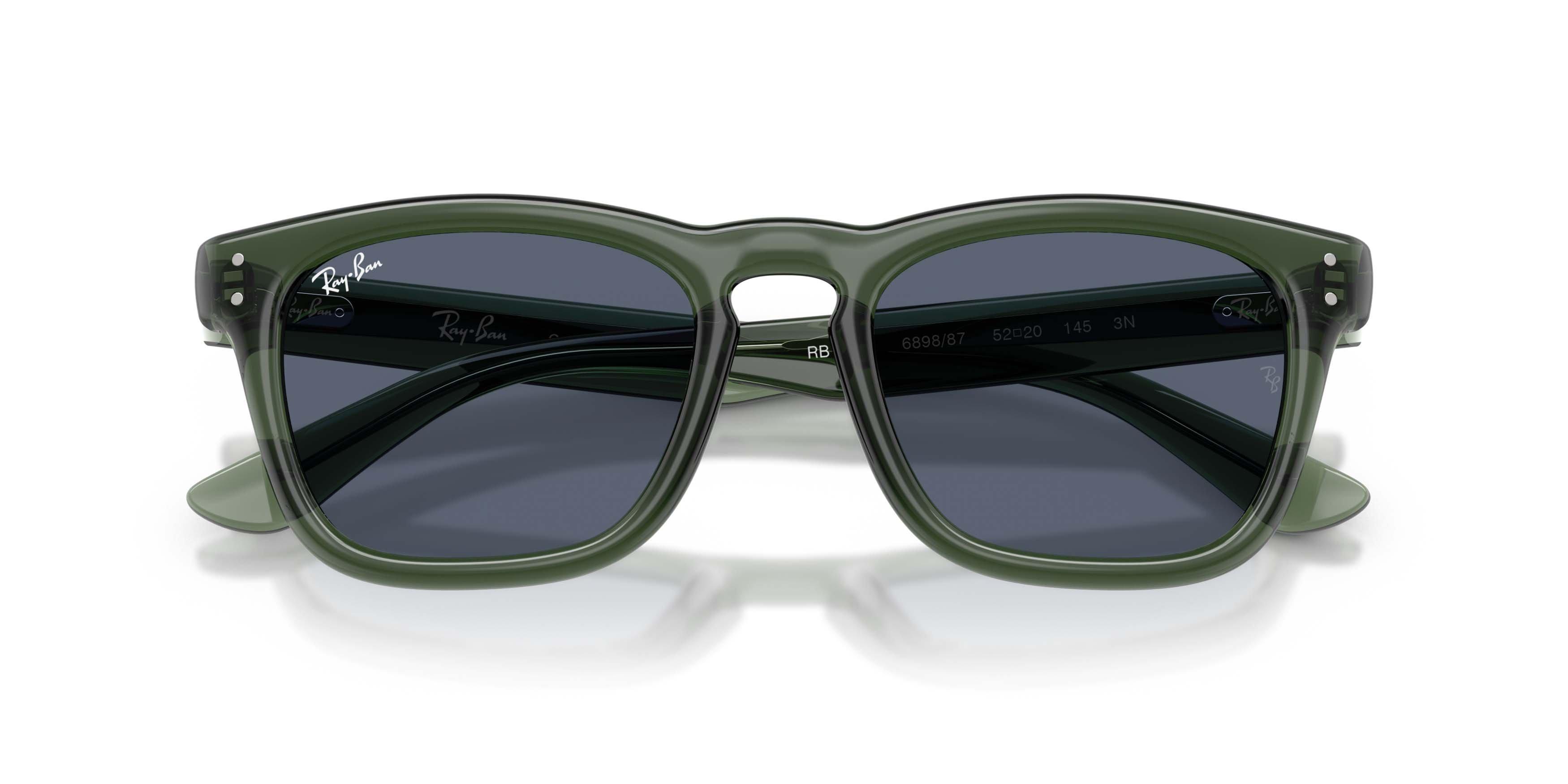 Ray-Ban RB2238 Dark Grey Sunglasses - Transparent Green - GREEN/GREY
