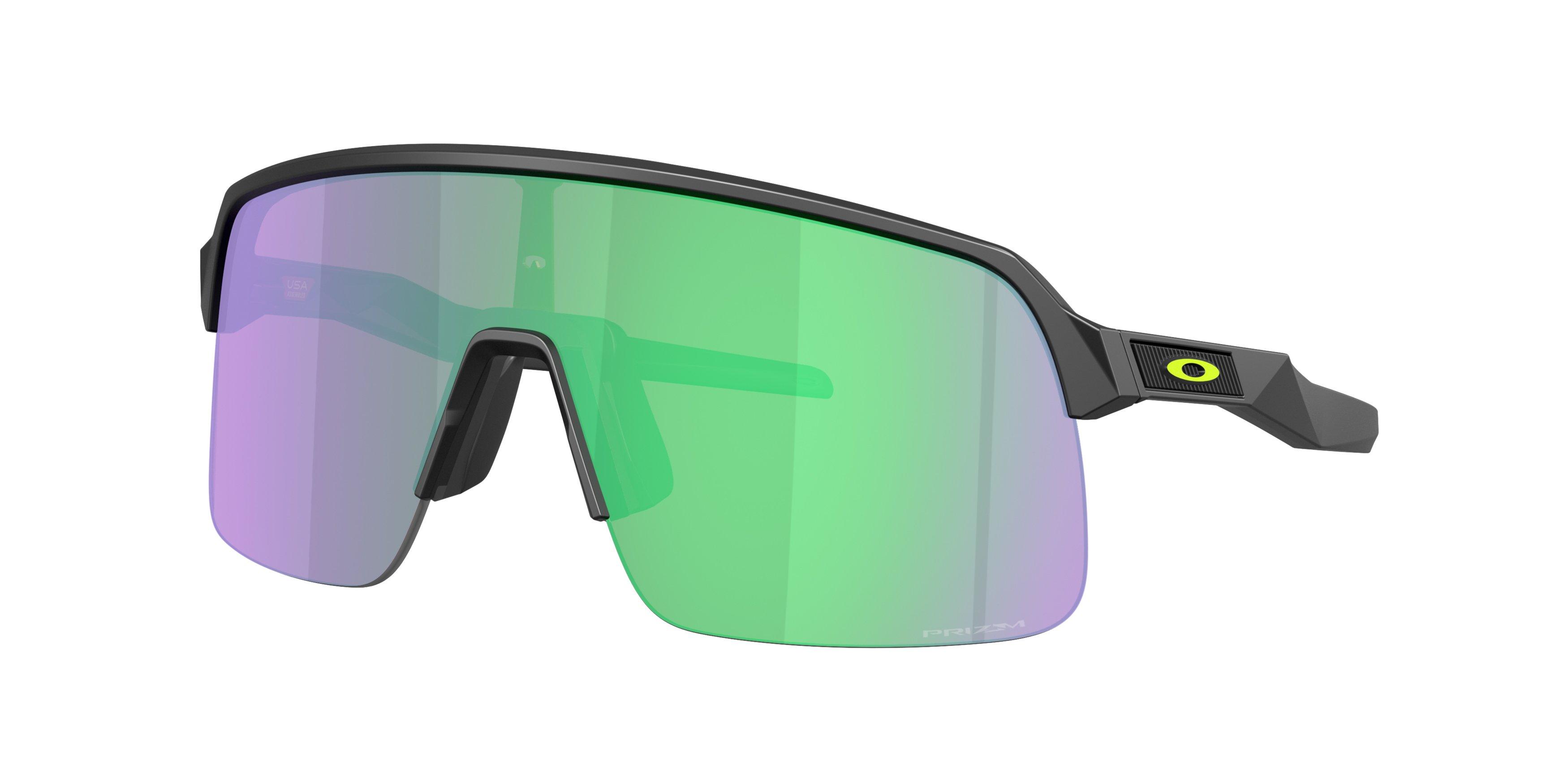 Oakley Sutro Lite Prizm Road Jade Sunglasses - Matte Black - BLACK/GREEN Thumbnail View 1