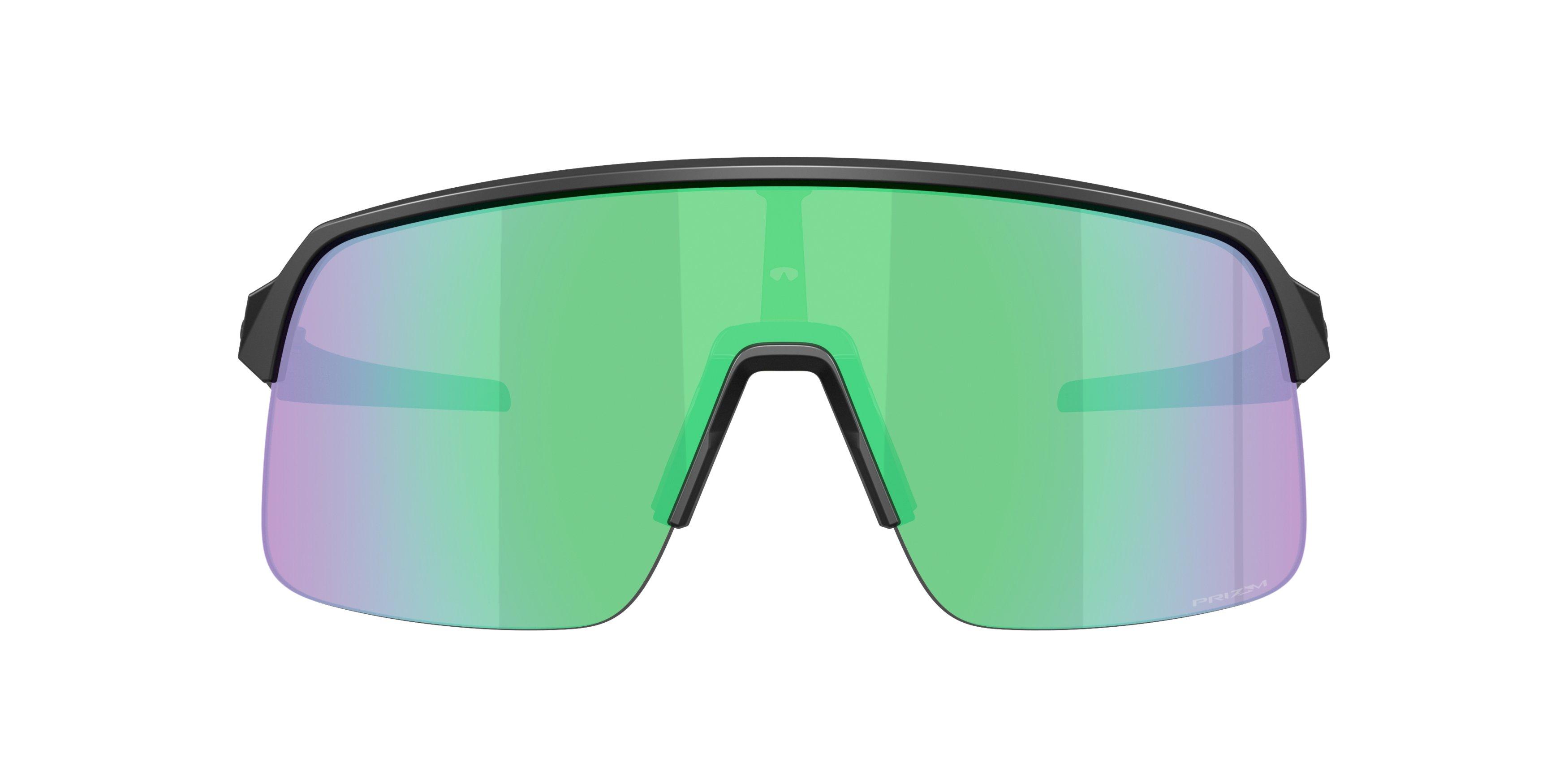 Oakley Sutro Lite Prizm Road Jade Sunglasses - Matte Black - BLACK/GREEN Thumbnail View 2