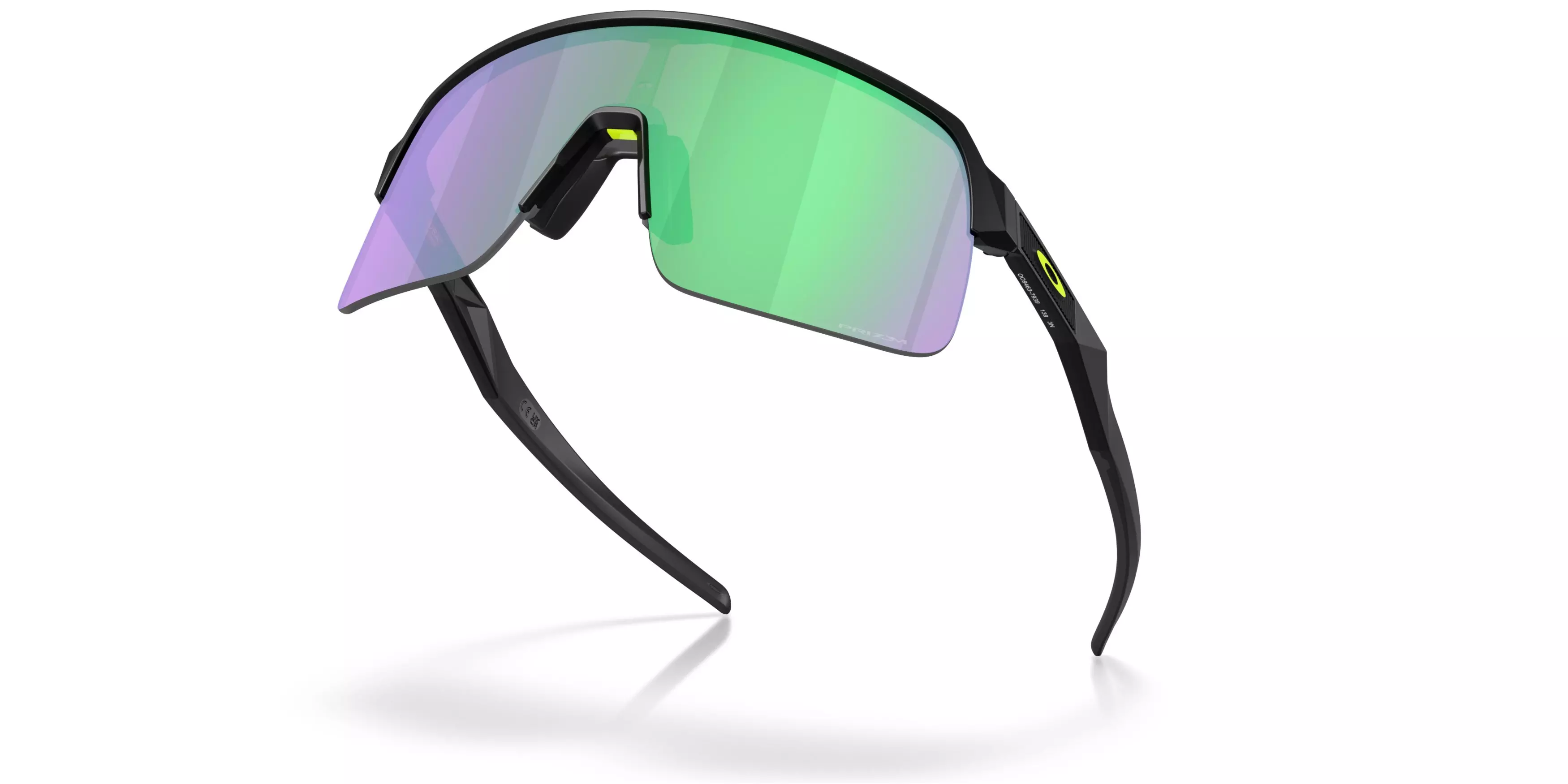 Oakley Sutro Lite Prizm Road Jade Sunglasses - Matte Black - BLACK/GREEN