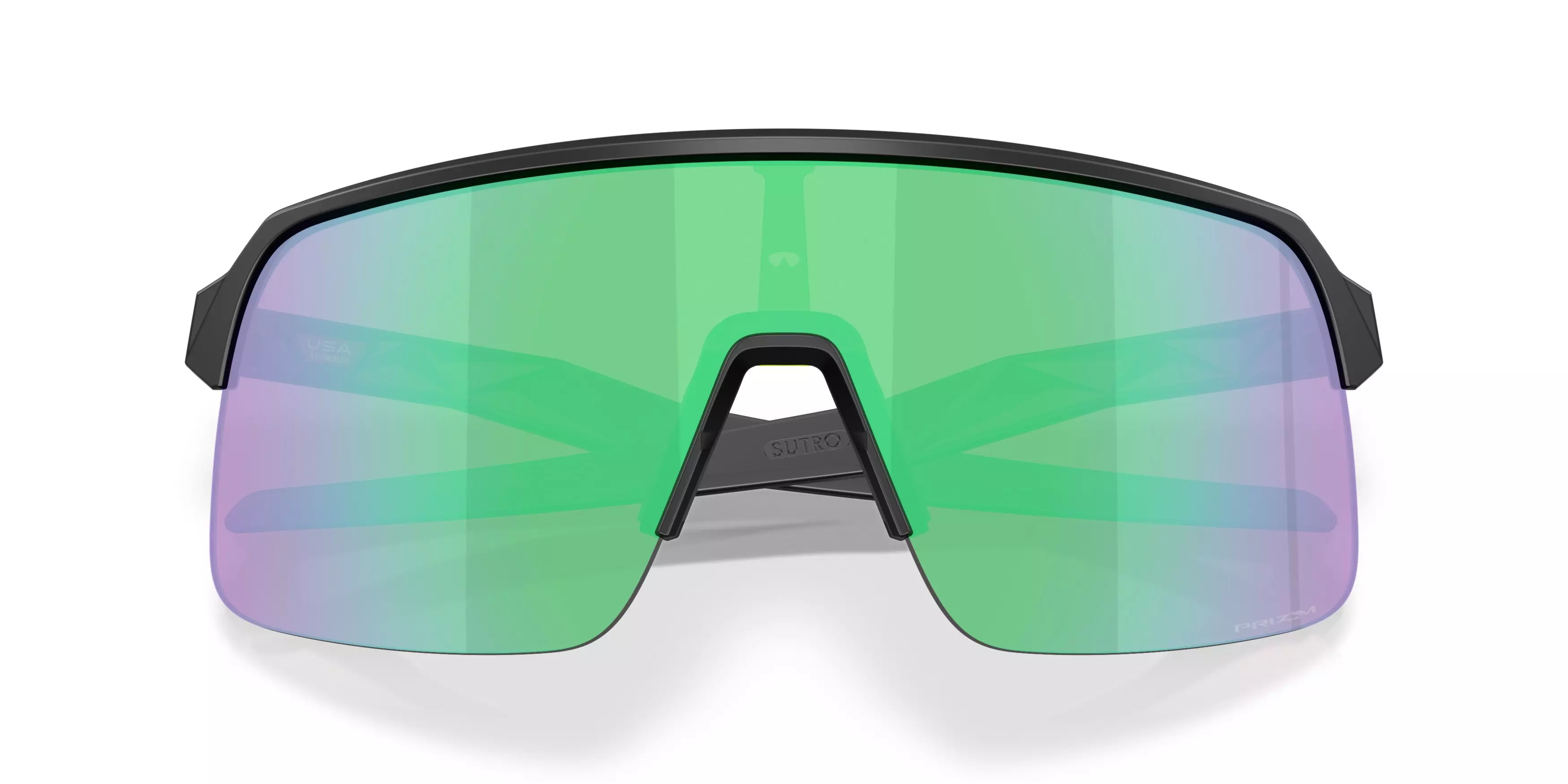 Oakley Sutro Lite Prizm Road Jade Sunglasses - Matte Black - BLACK/GREEN