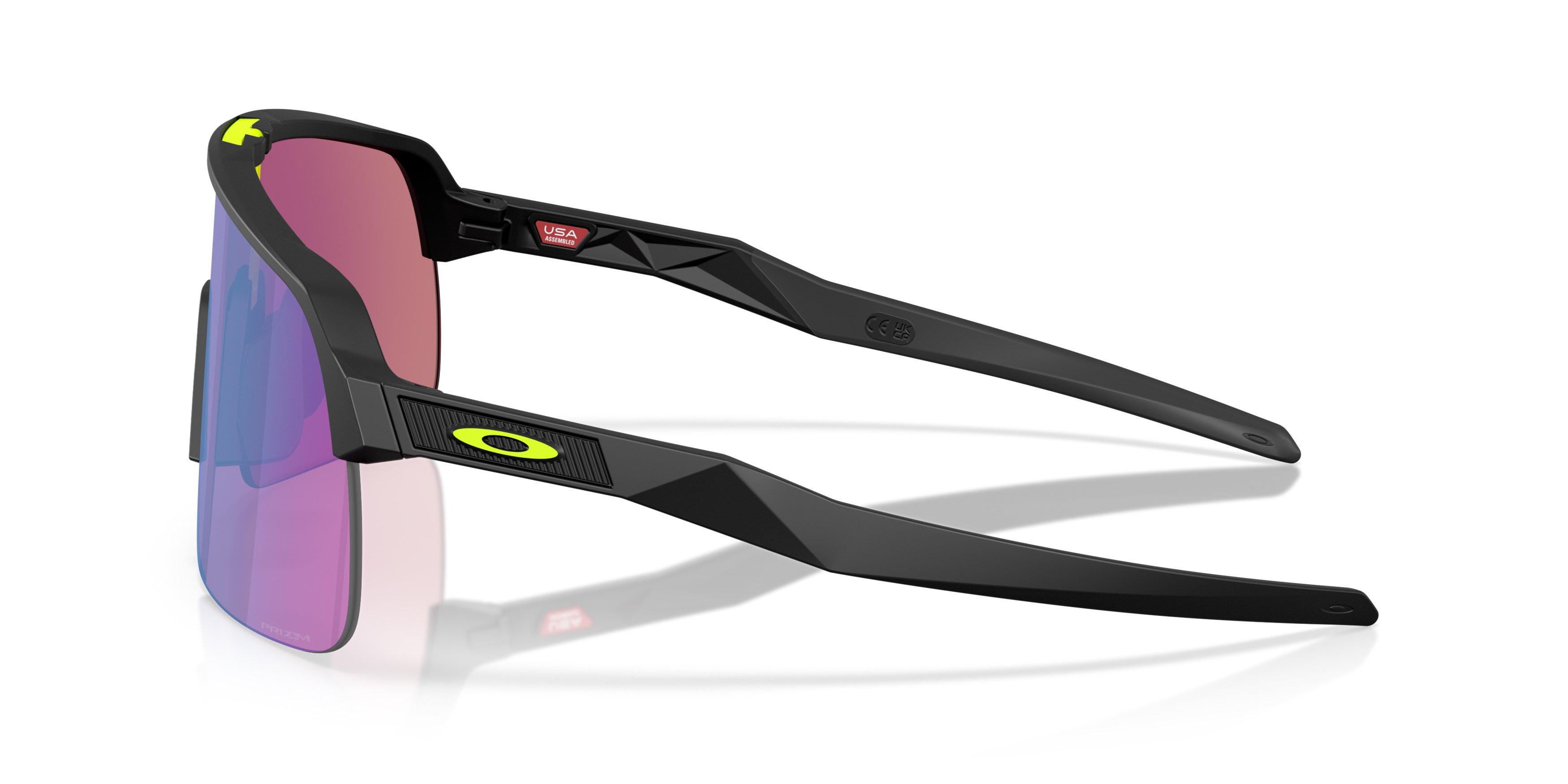 Oakley Sutro Lite Prizm Road Jade Sunglasses - Matte Black - BLACK/GREEN Thumbnail View 7