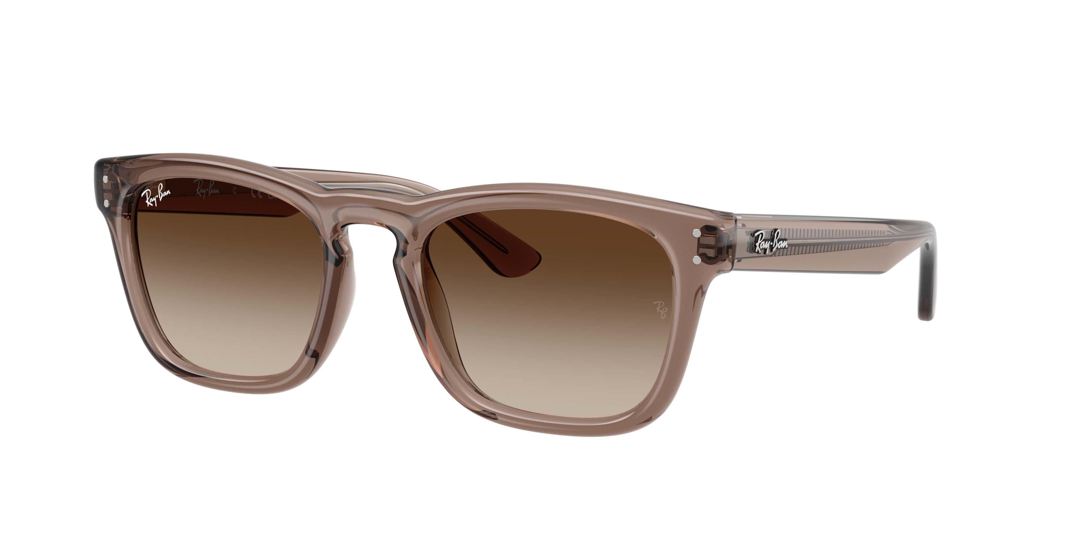 Ray-Ban RB2238 Light Brown Gradient Dark Brown Sunglasses - Transparent Light Brown - BROWN