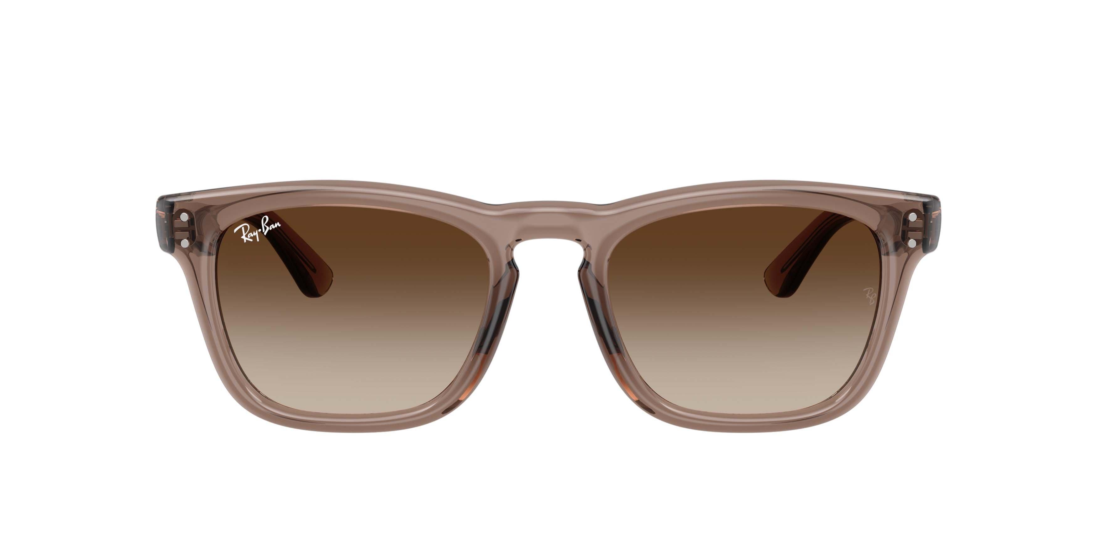 Ray-Ban RB2238 Light Brown Gradient Dark Brown Sunglasses - Transparent Light Brown - BROWN