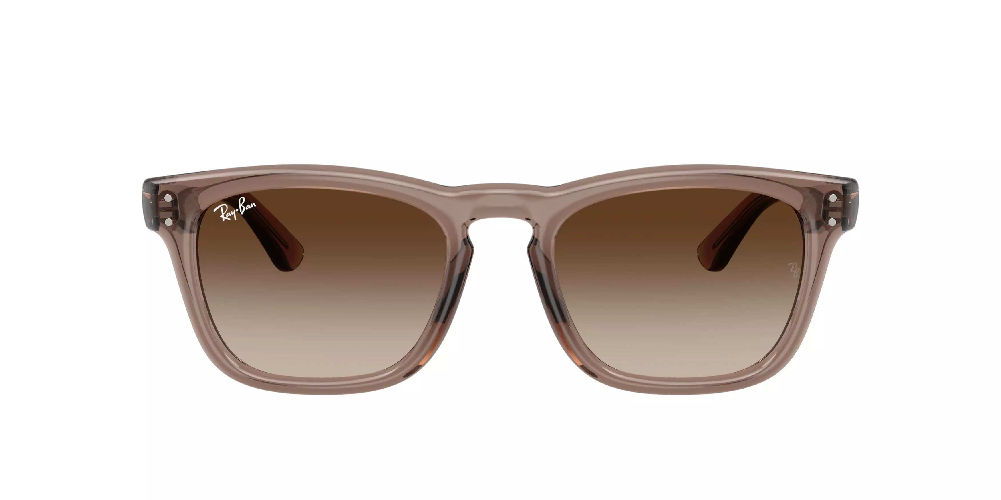 Ray-Ban RB2238 Light Brown Gradient Dark Brown Sunglasses - Transparent Light Brown - BROWN
