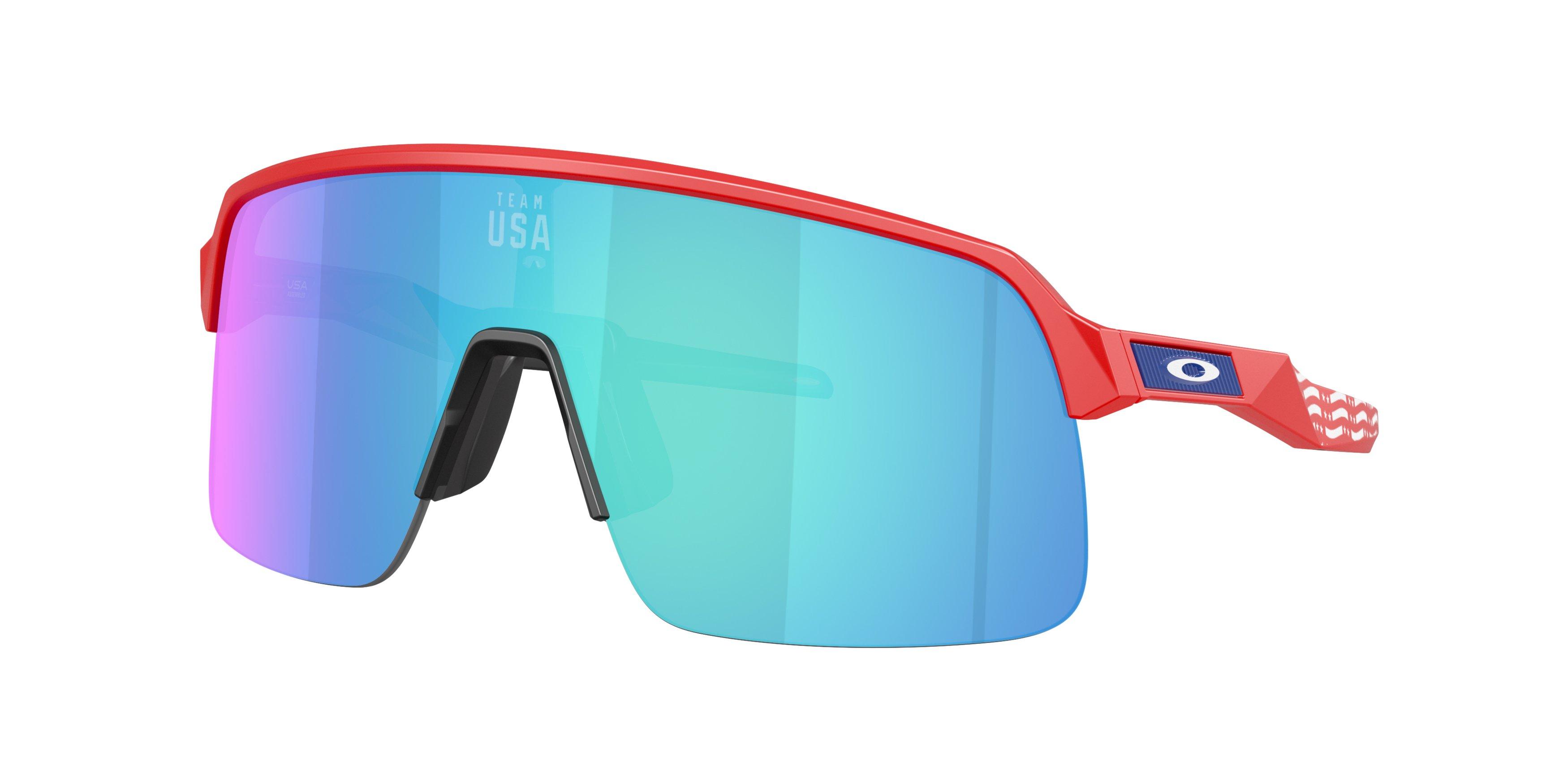 Oakley Sutro Lite Prizm Sapphire Sunglasses - Redline - RED/BLUE Thumbnail View 1