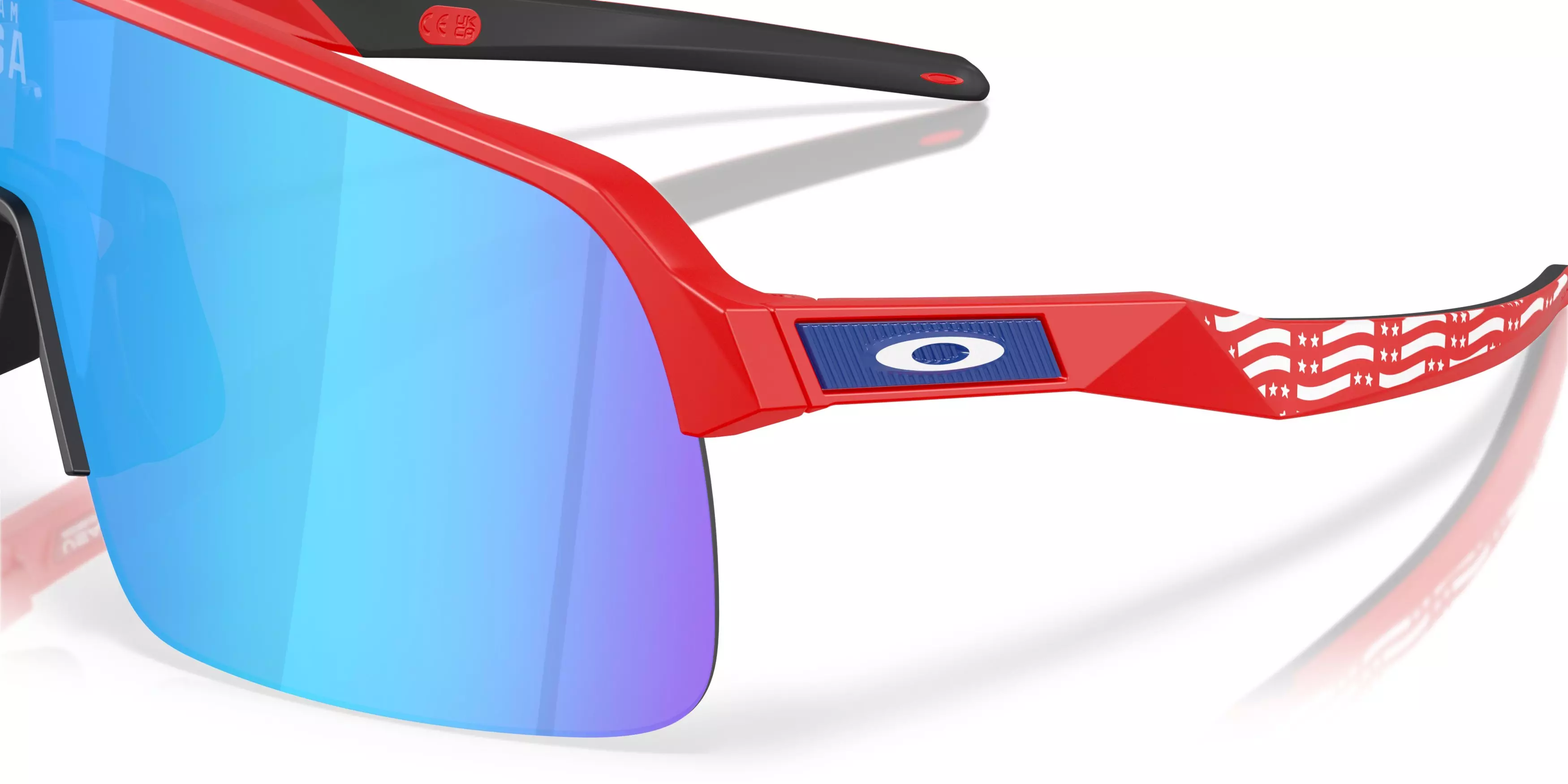Oakley Sutro Lite Prizm Sapphire Sunglasses - Redline - RED/BLUE