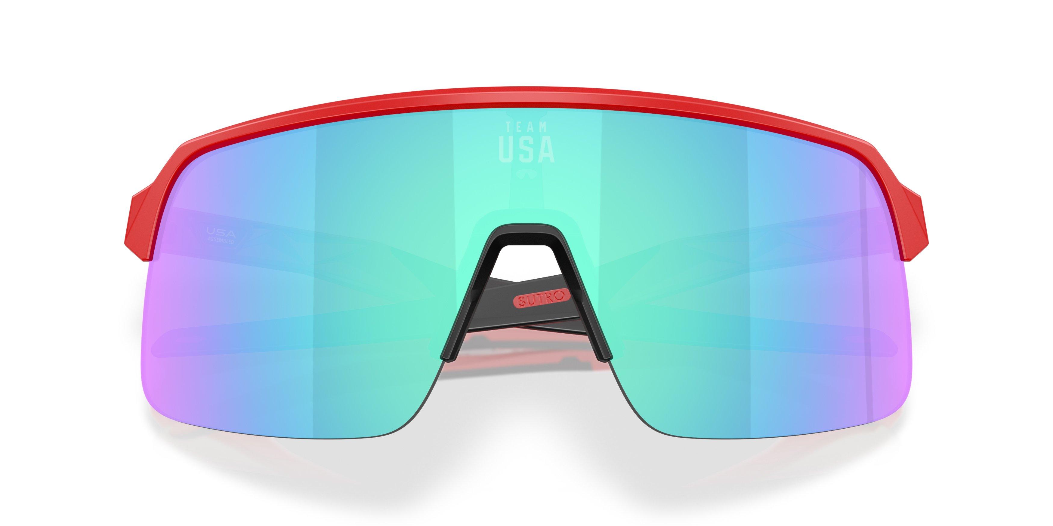 Oakley Sutro Lite Prizm Sapphire Sunglasses - Redline - RED/BLUE Thumbnail View 7