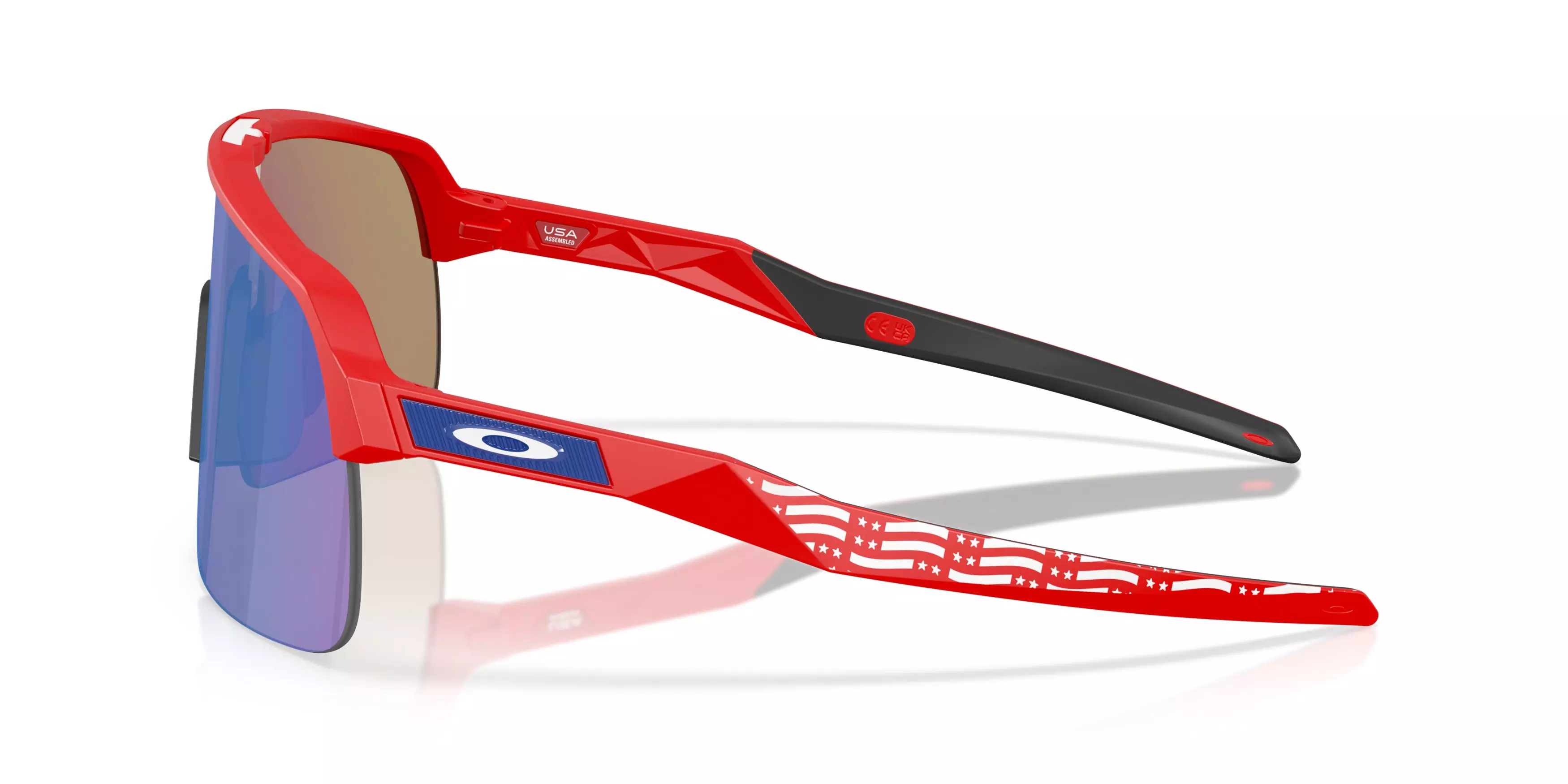 Oakley Sutro Lite Prizm Sapphire Sunglasses - Redline - RED/BLUE