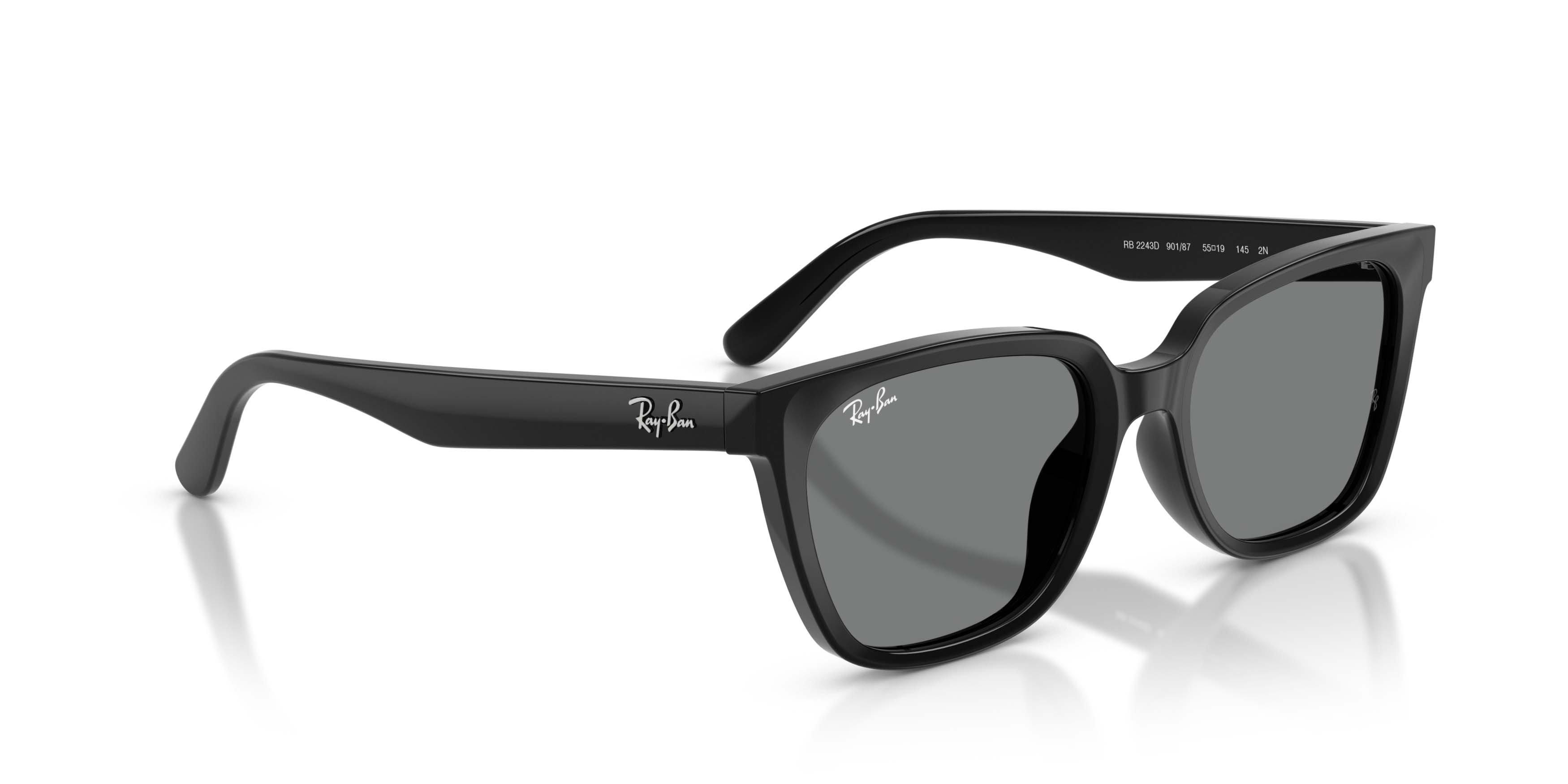 Ray-Ban RB2243D Dark Grey Sunglasses - Black - BLACK/GREY