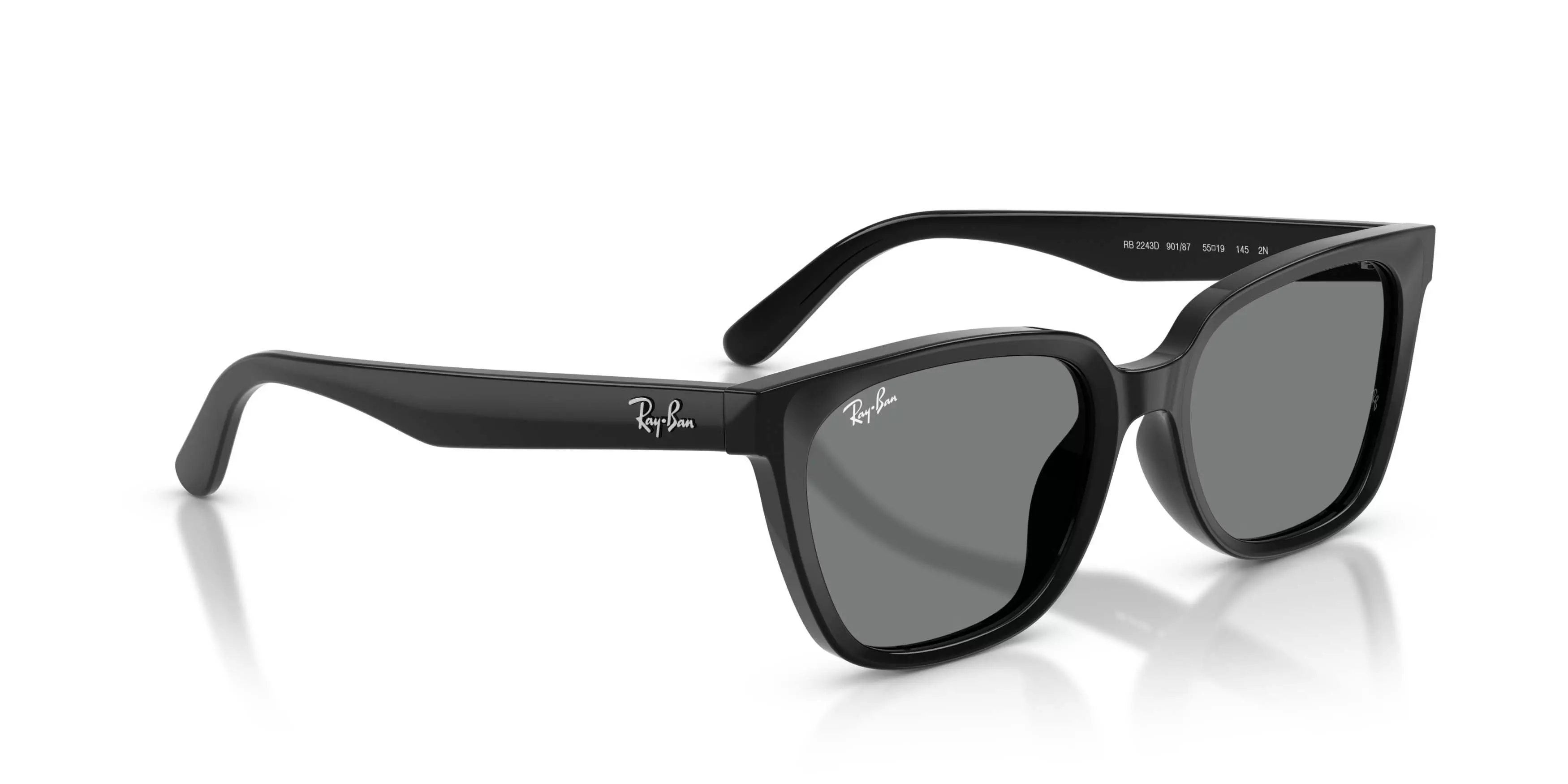 Ray-Ban RB2243D Dark Grey Sunglasses - Black - BLACK/GREY