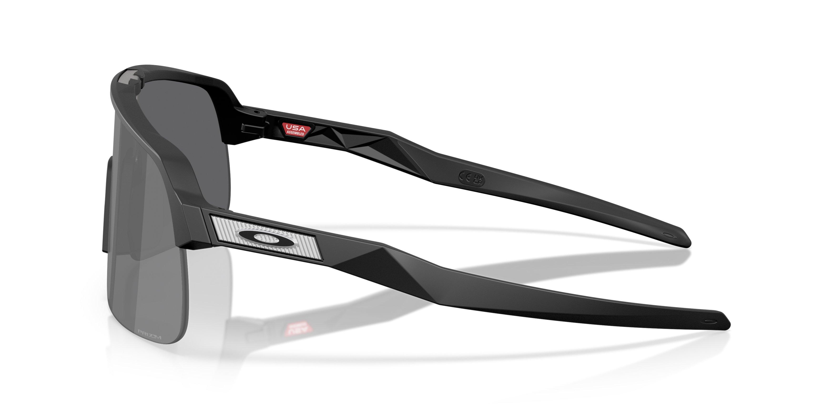 Oakley Sutro Lite S Prizm Black Sunglasses - Matte Black - BLACK/GREY Thumbnail View 8