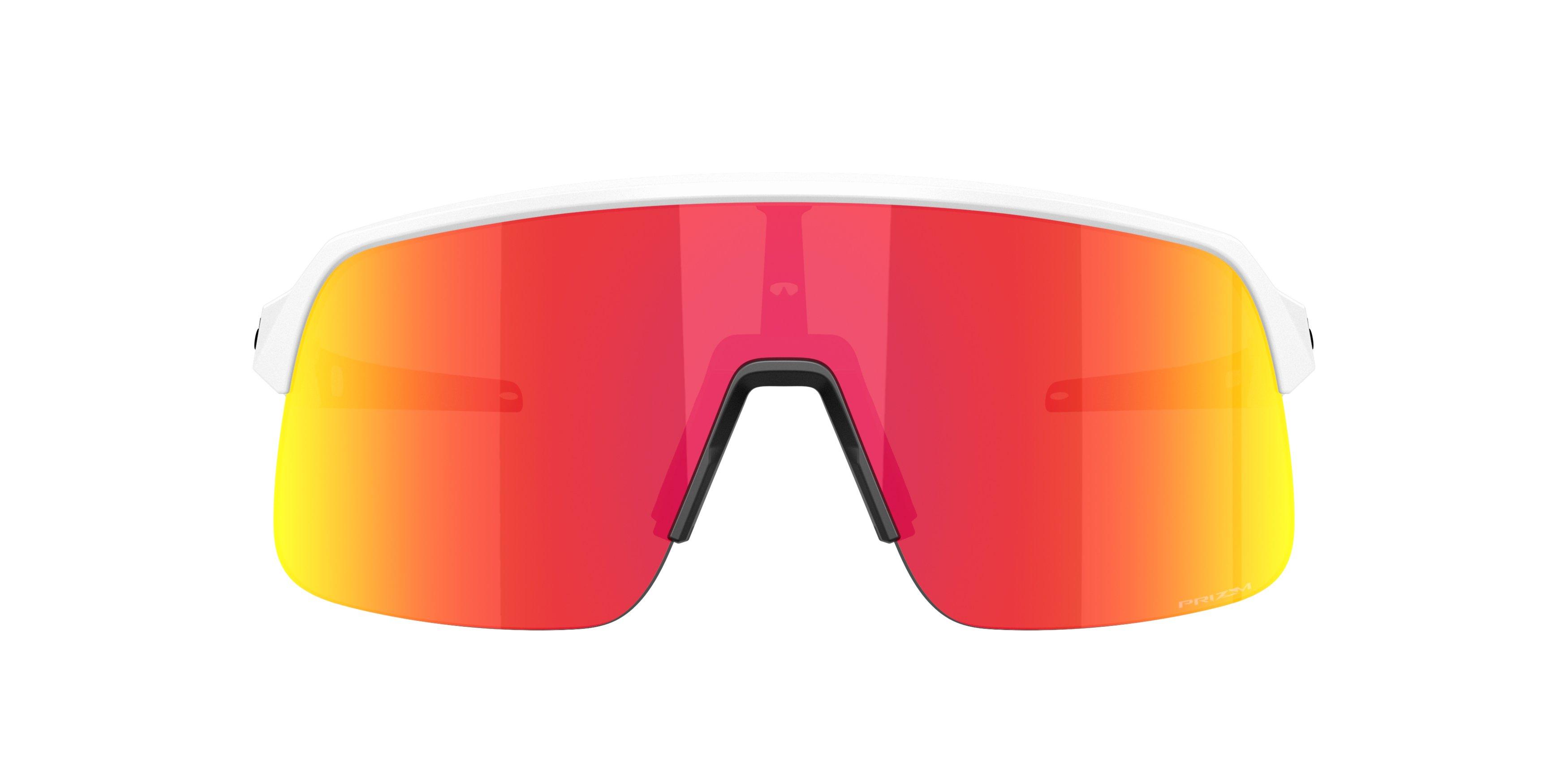 Oakley Sutro Lite S Prizm Ruby Sunglasses - Matte White - WHITE/RED Thumbnail View 3