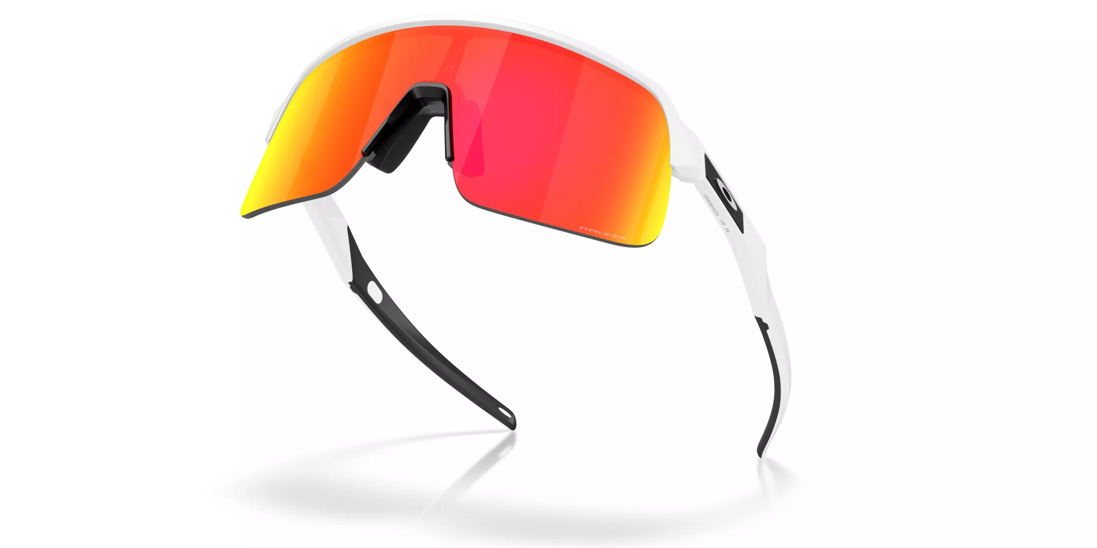 Oakley Sutro Lite S Prizm Ruby Sunglasses - Matte White - WHITE/RED
