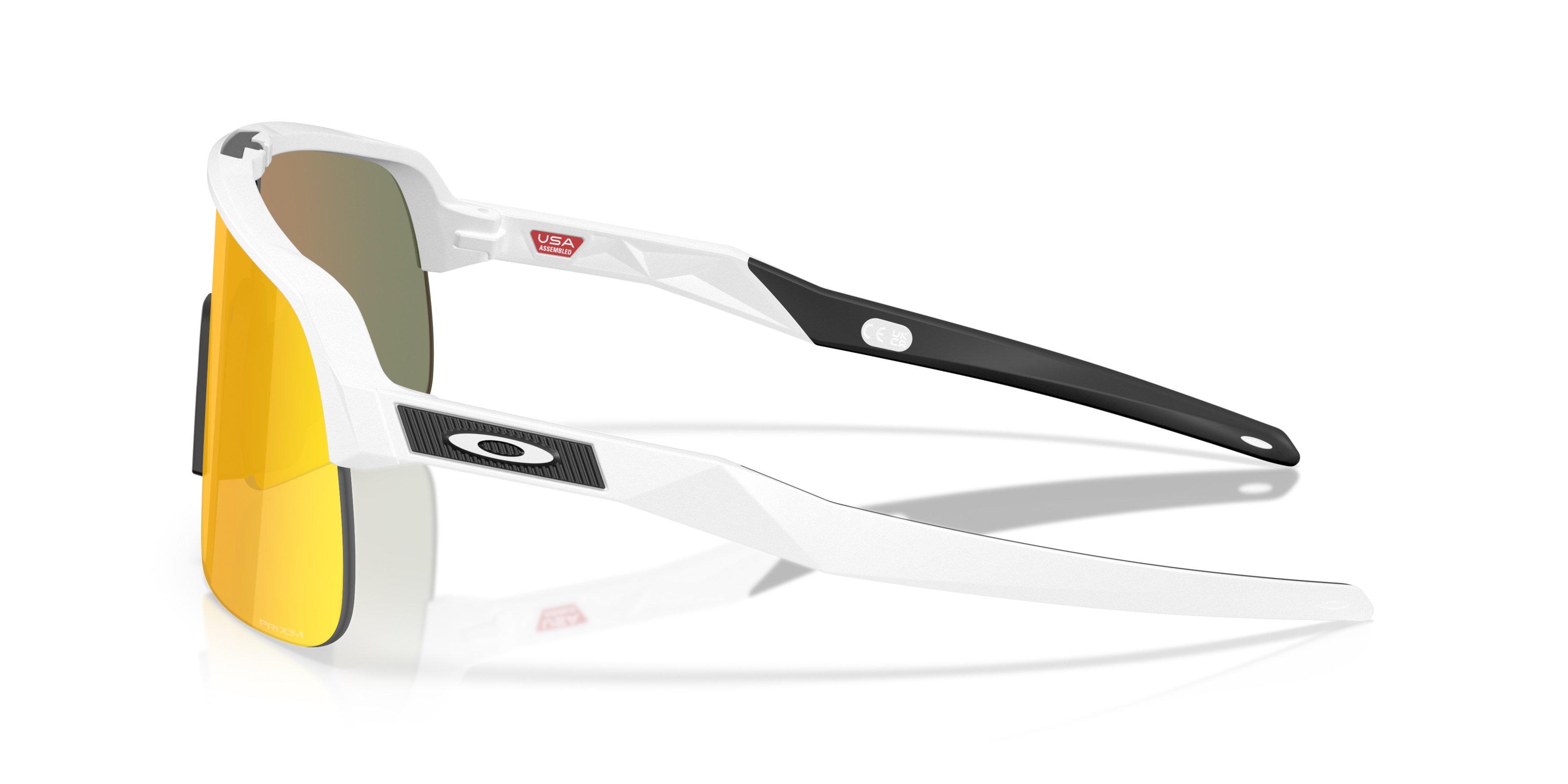 Oakley Sutro Lite S Prizm Ruby Sunglasses - Matte White - WHITE/RED Thumbnail View 8