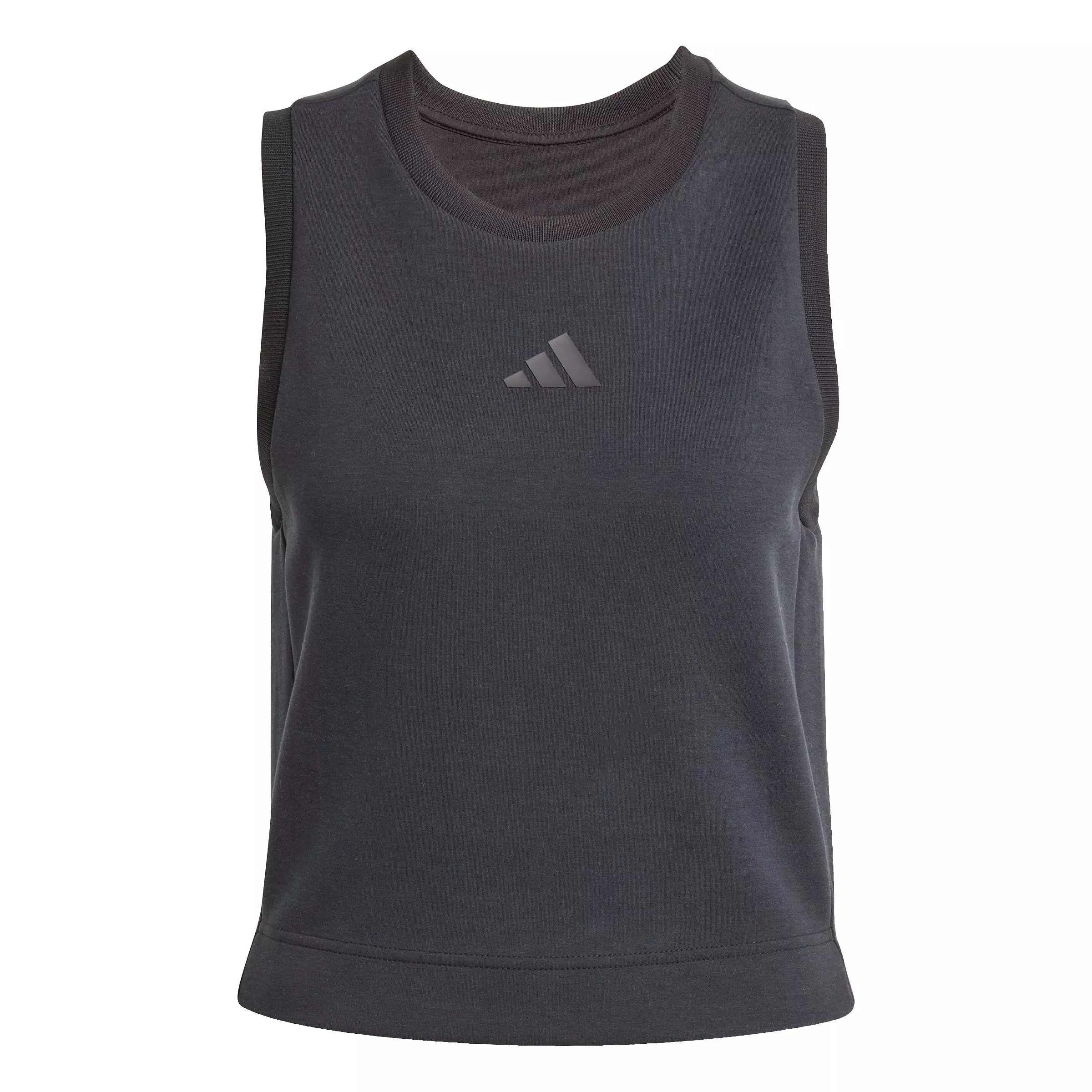 adidas Women's Soft Lux Tank Top - Black - BLACK