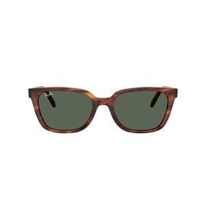 Ray-Ban RB2243D Dark Green Sunglasses - Havana Striped - BROWN/GREEN