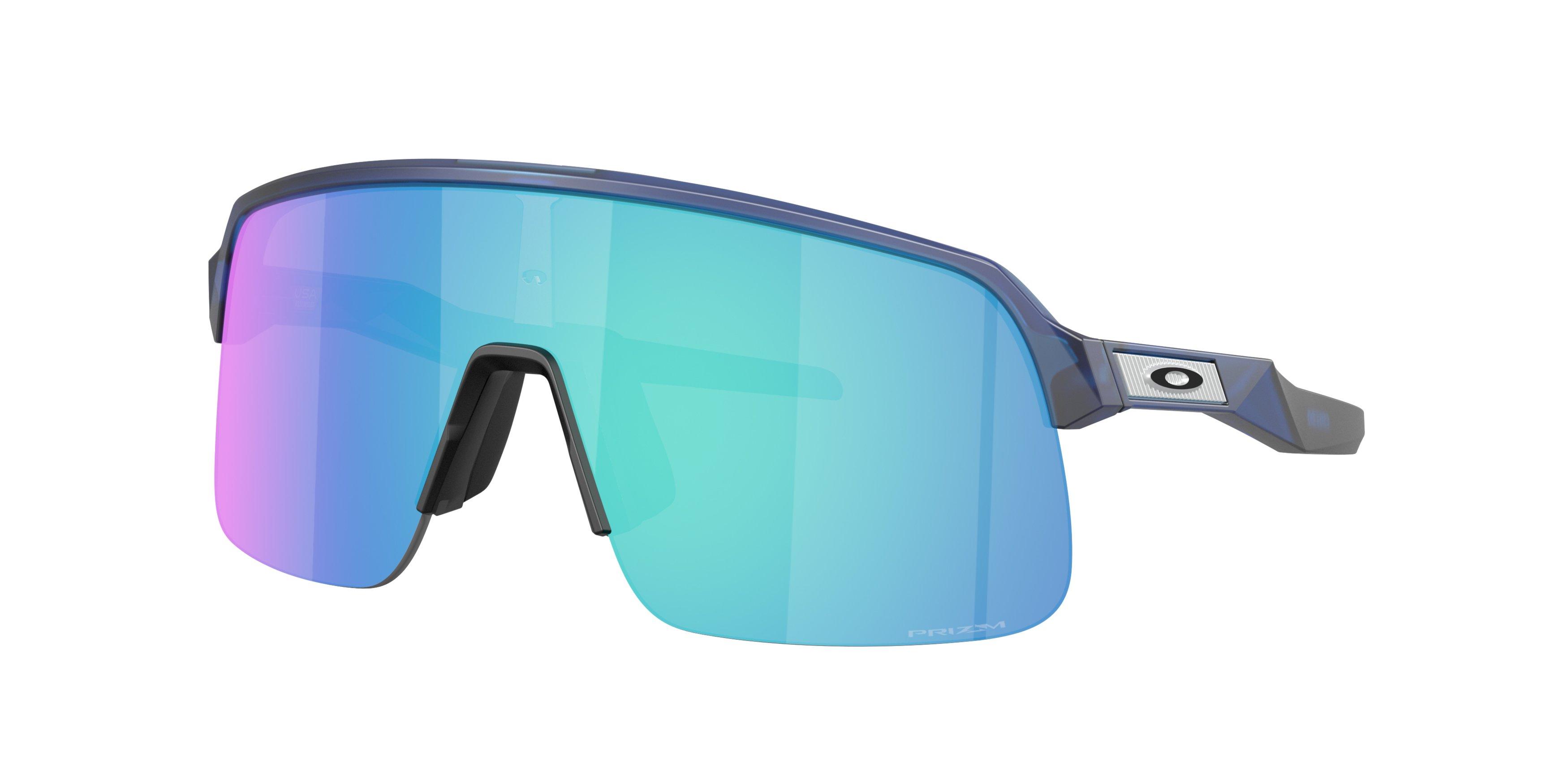 Oakley Sutro Lite S Prizm Sapphire Sunglasses - Matte Transparent Blue - BLUE Thumbnail View 1