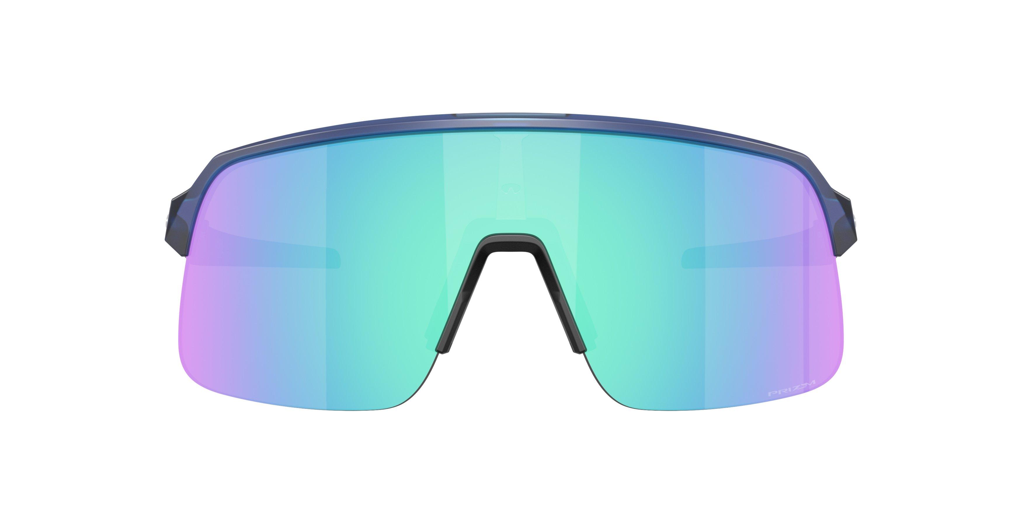 Oakley Sutro Lite S Prizm Sapphire Sunglasses - Matte Transparent Blue - BLUE Thumbnail View 3